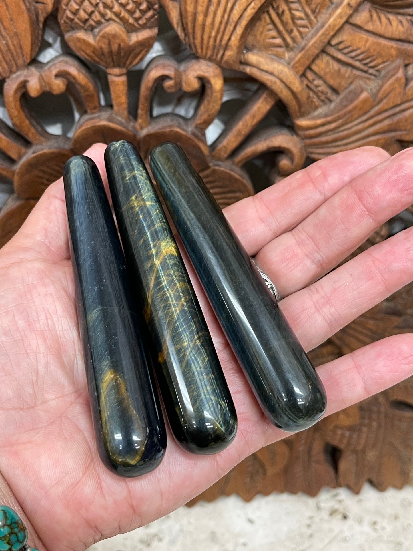 Multi Tigers Eye Wands