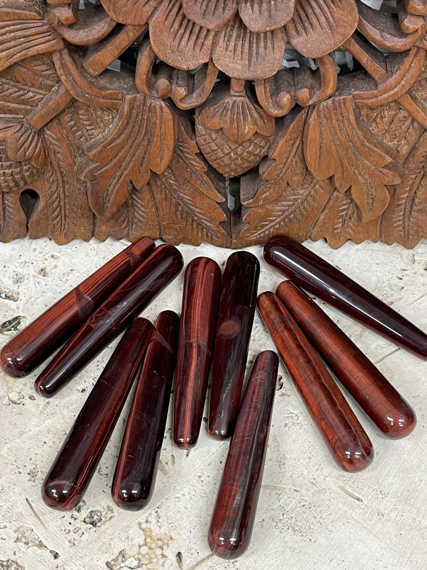 Multi Tigers Eye Wands