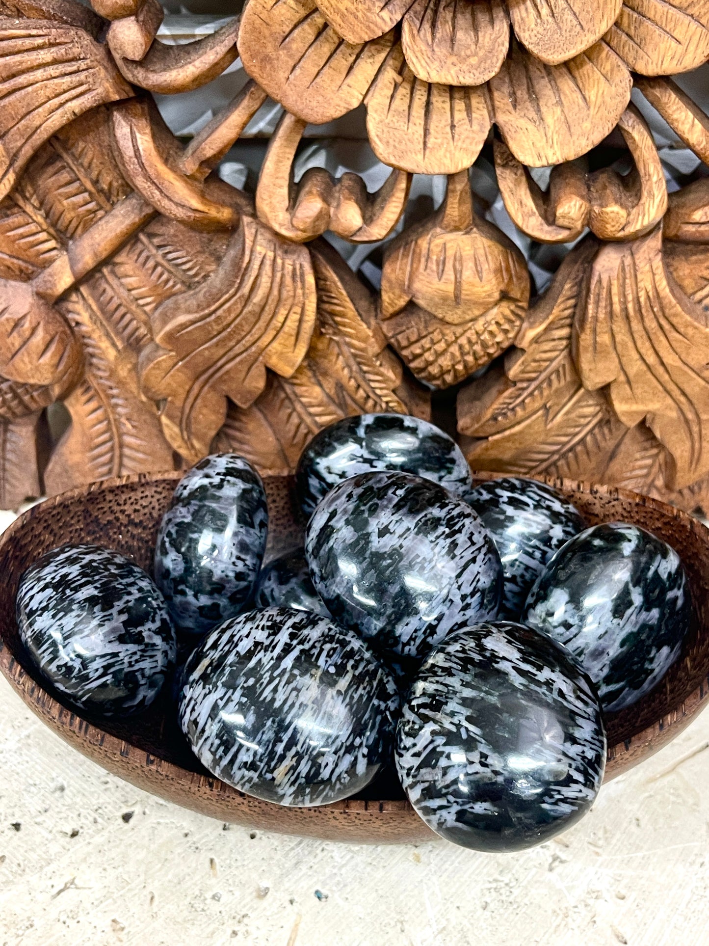 Mystic Merlinite Palm Stones