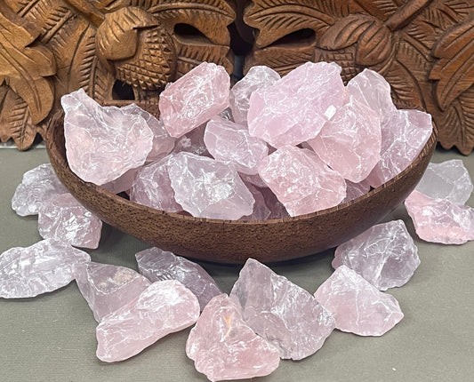 Small Raw Rose Quartz Chunks