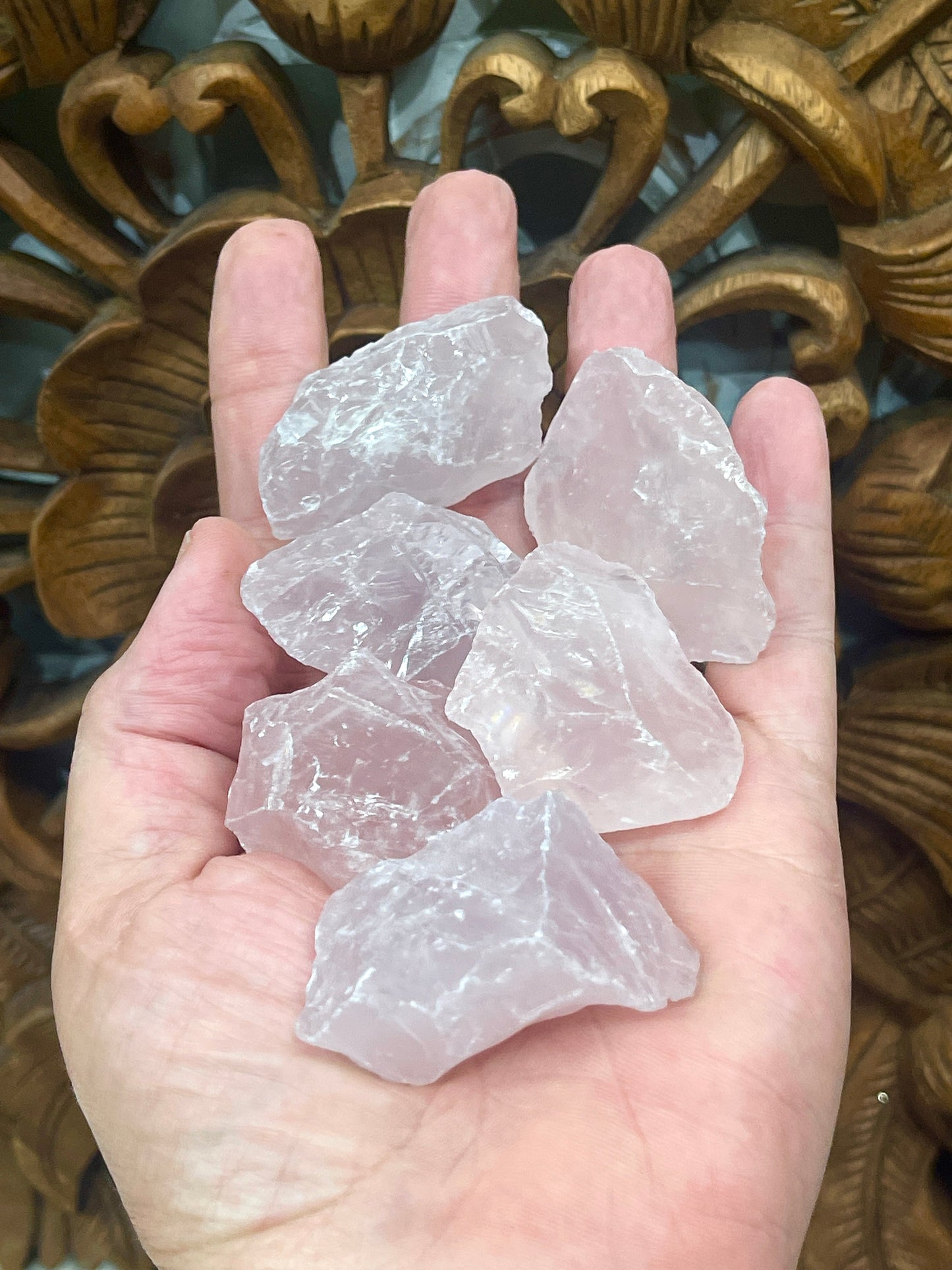 Small Raw Rose Quartz Chunks