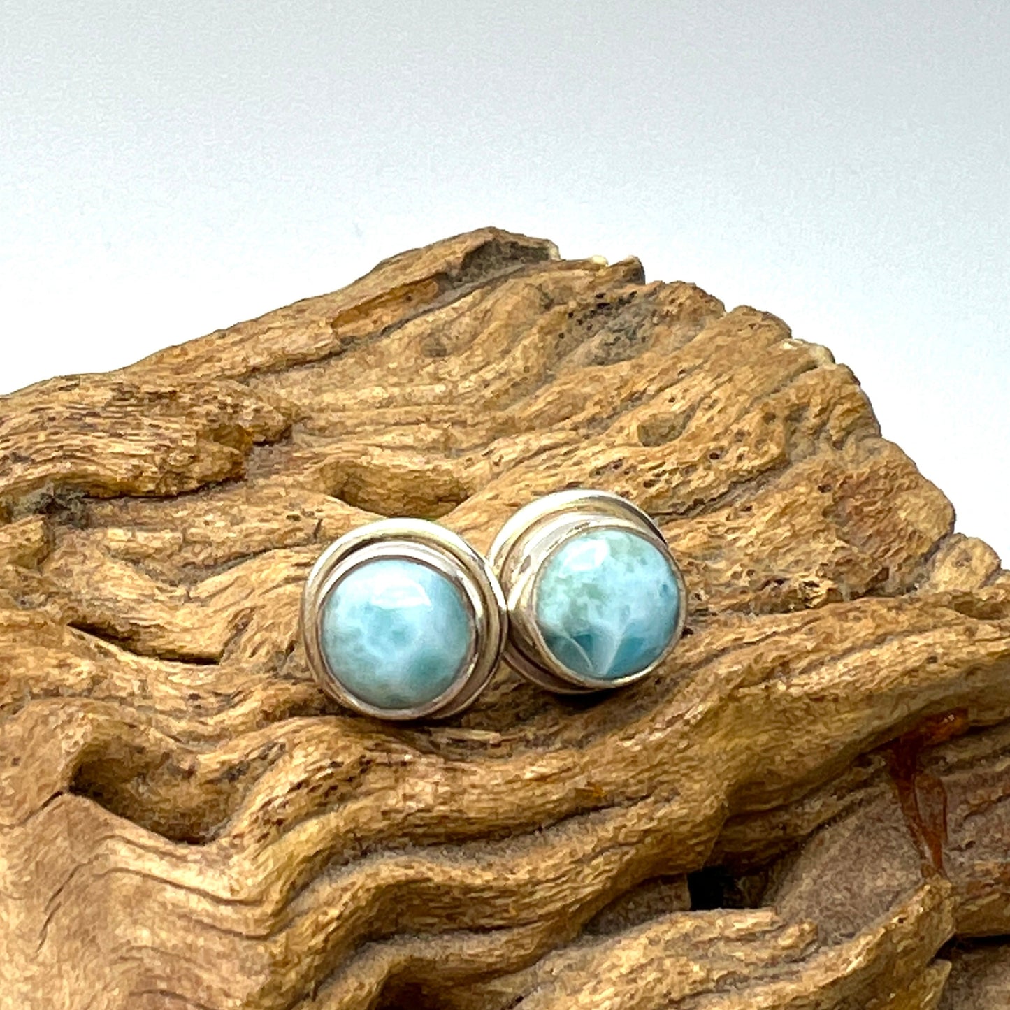 8mm Round Stud Earrings