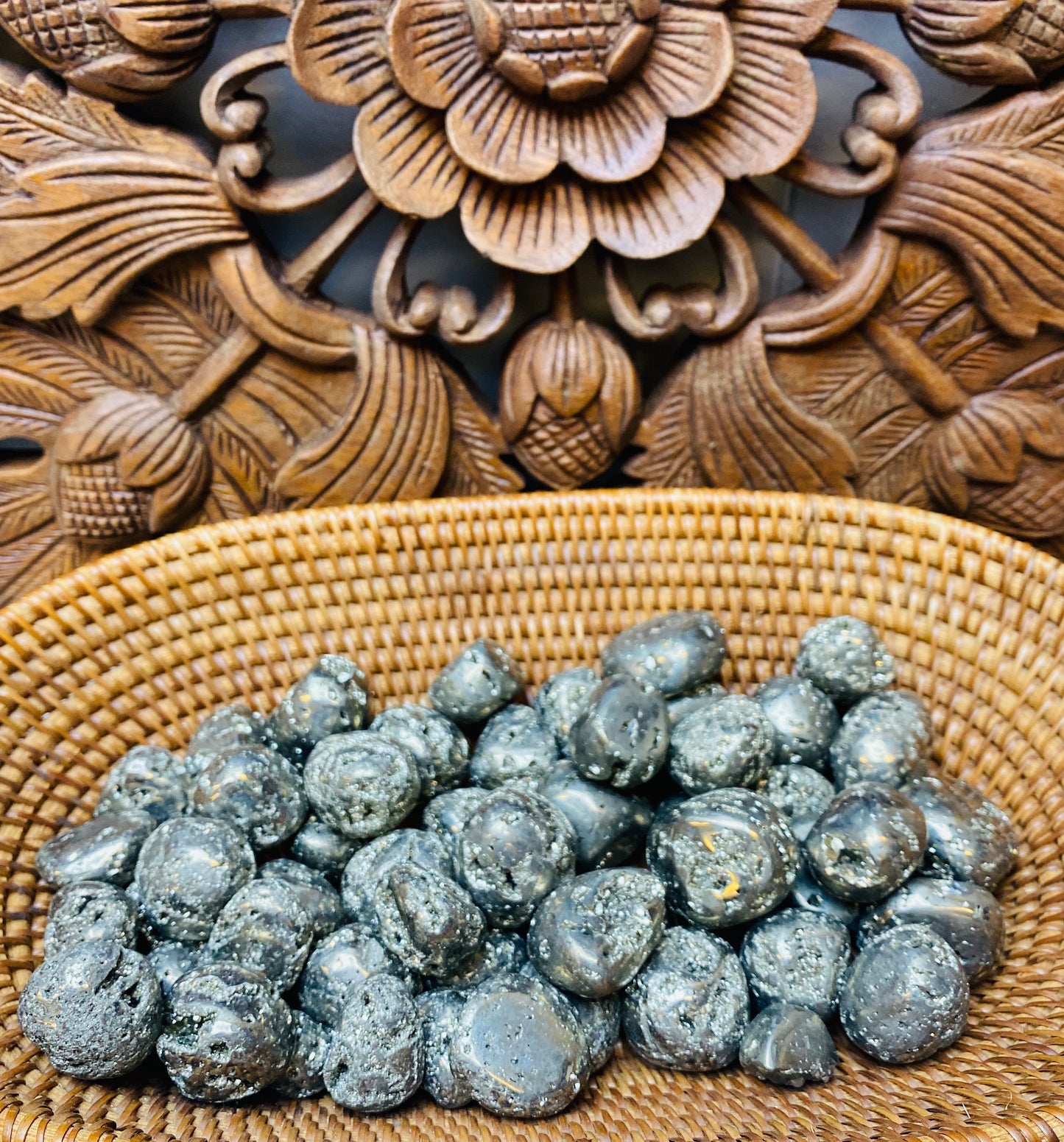 Pyrite Druzy Tumbles