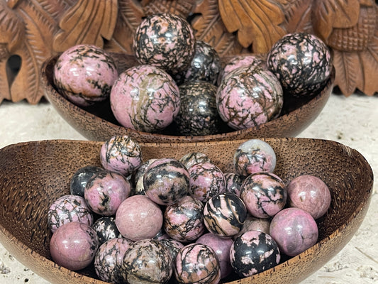 Rhodonite Spheres