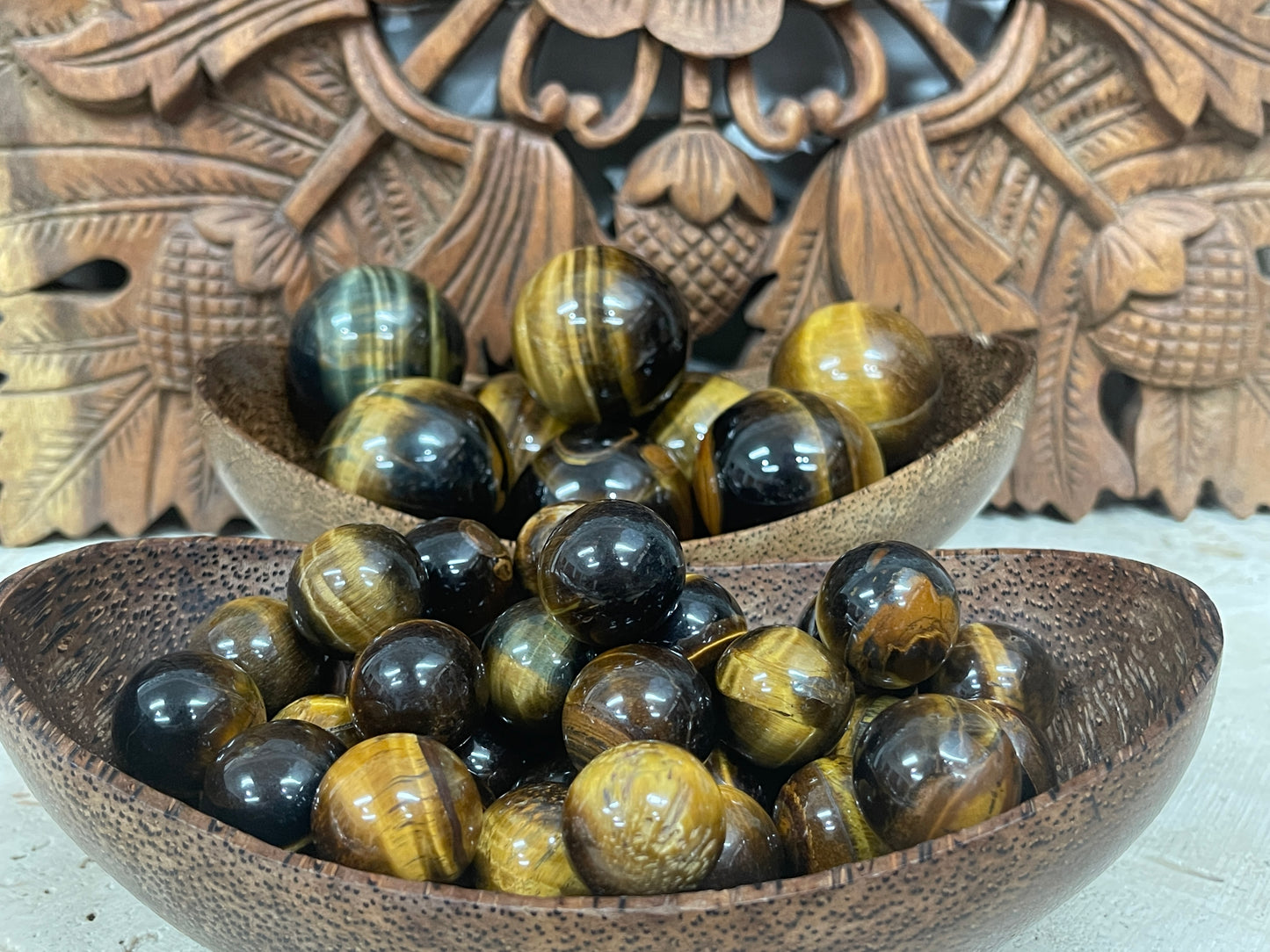 Tigers Eye Spheres