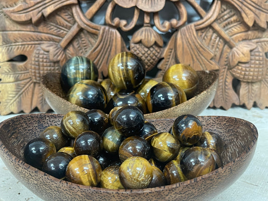 Tigers Eye Spheres