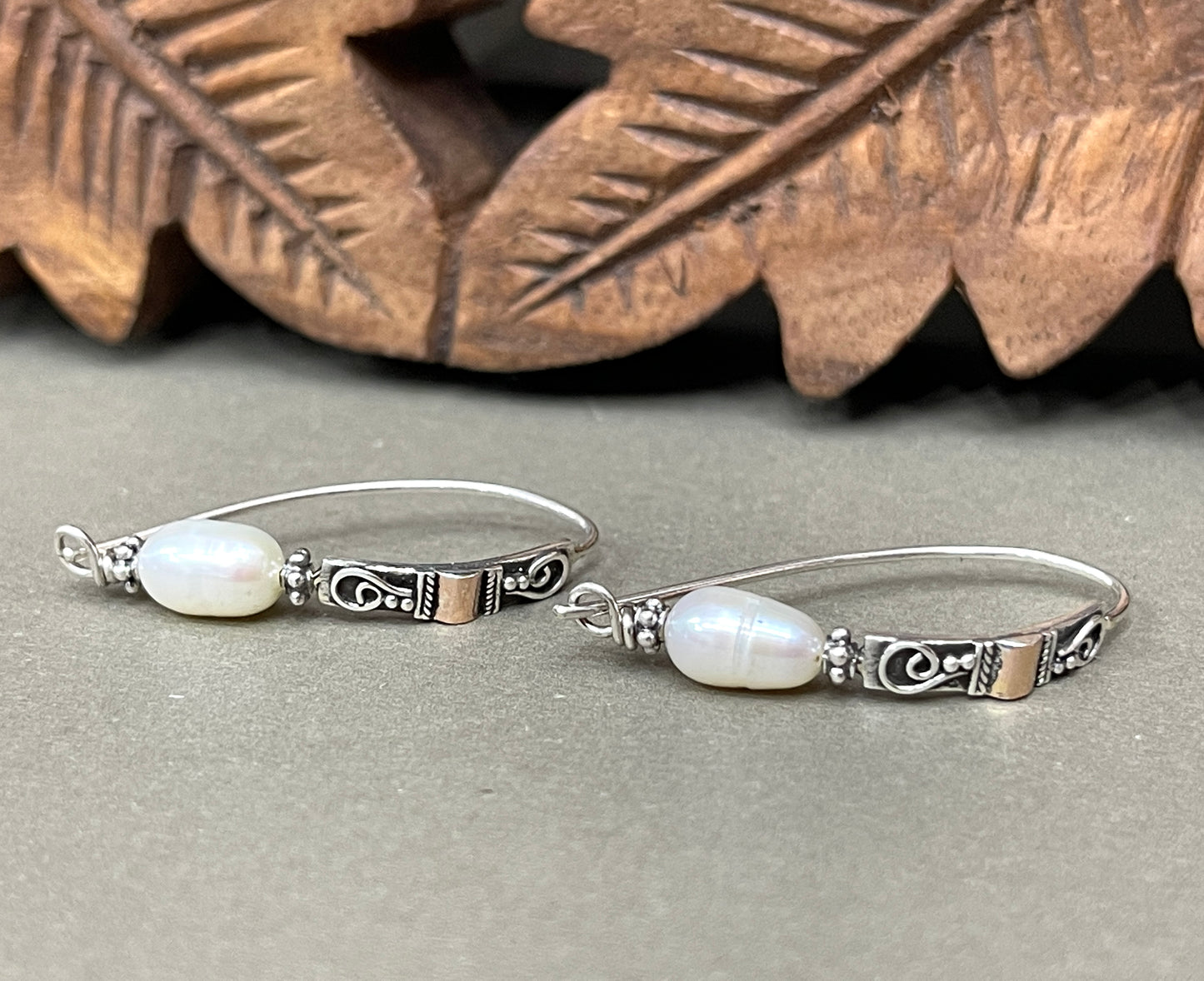 Balinese Silver & Gold Earrings