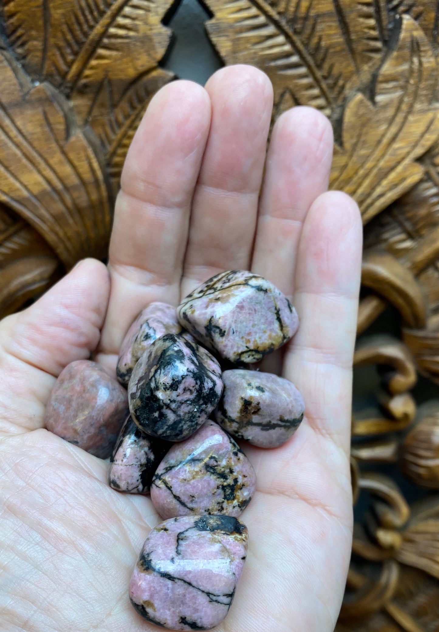 Rhodonite Tumbles