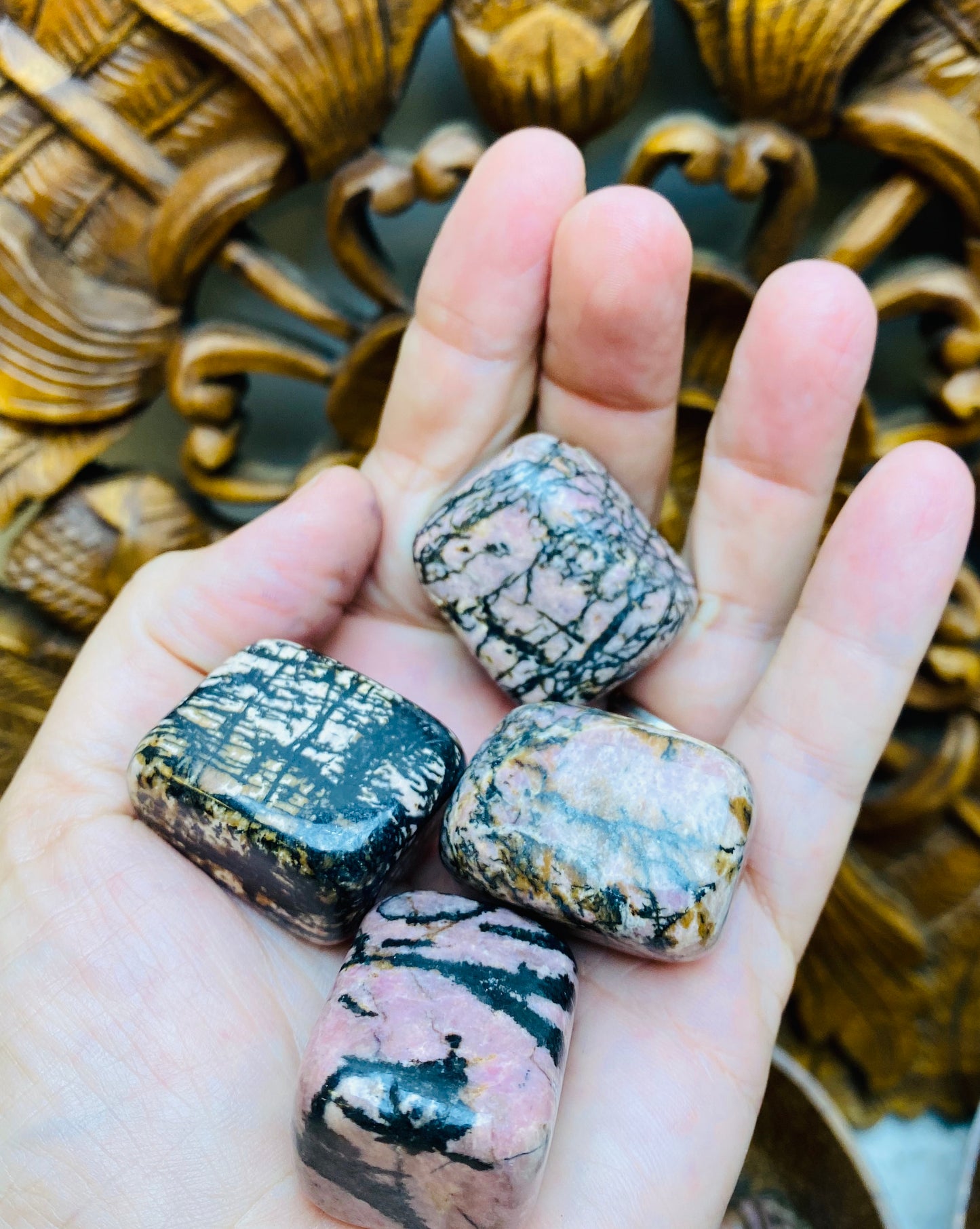 Rhodonite Tumbles