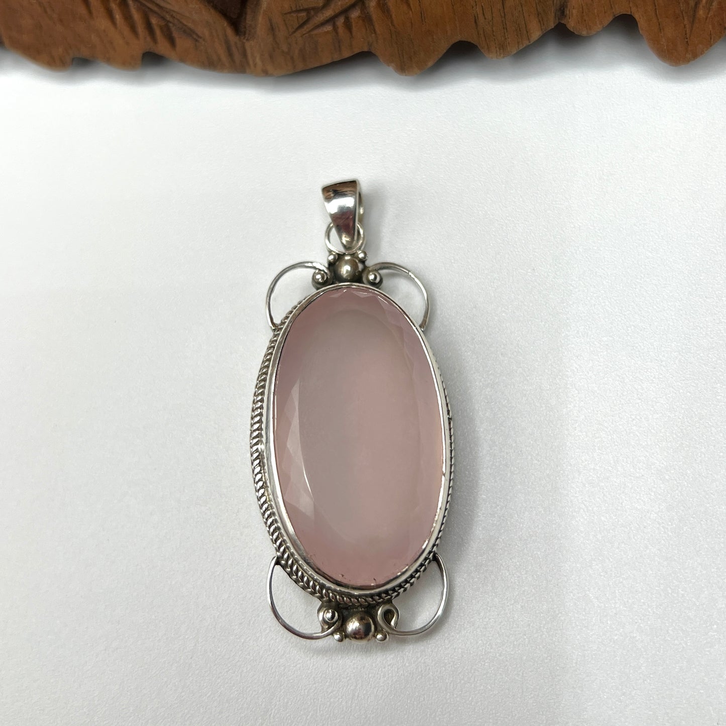Large Stone A Quality Rose Quartz Pendants