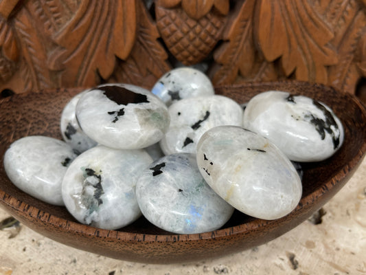 Moonstone Palm Stones