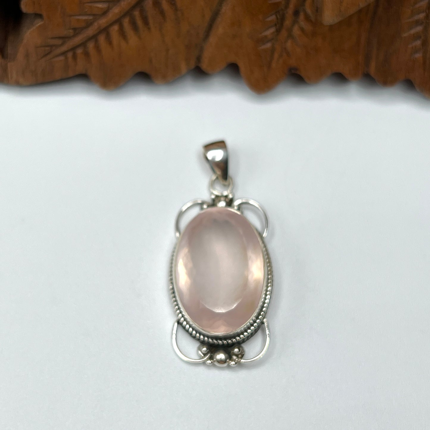 Large Stone A Quality Rose Quartz Pendants