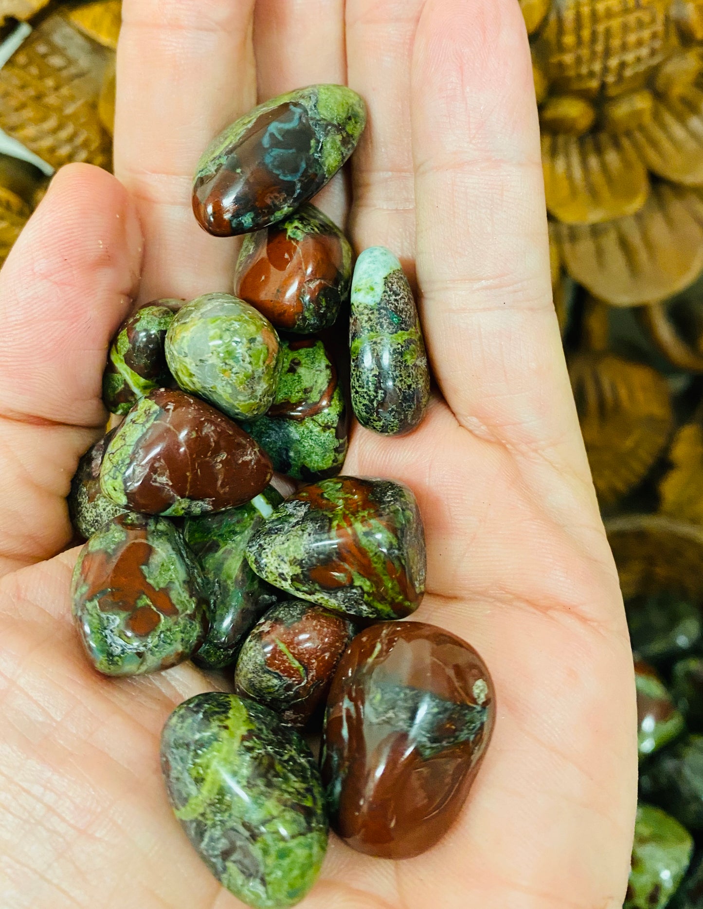 Dragons Blood Jasper Tumbles