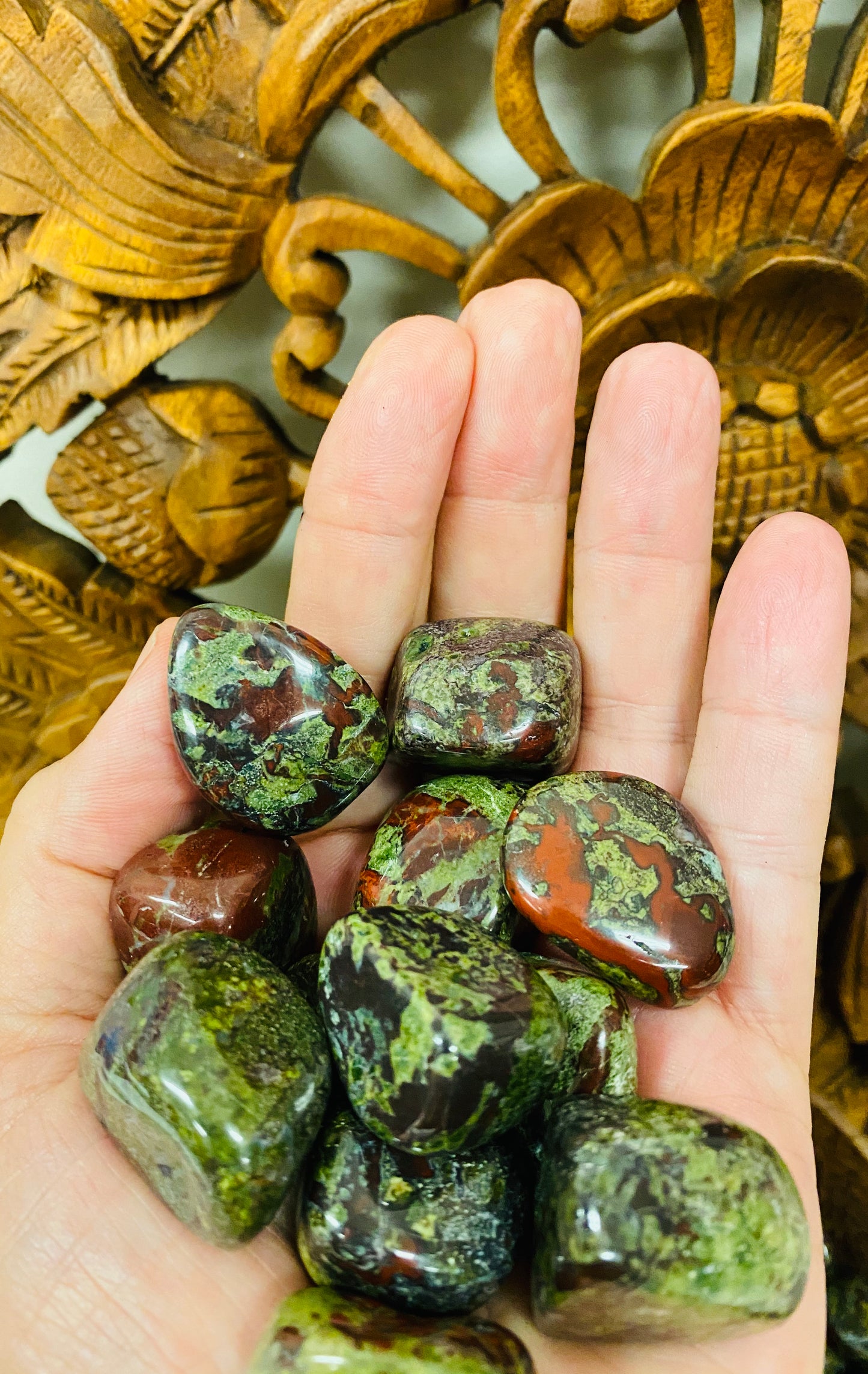 Dragons Blood Jasper Tumbles