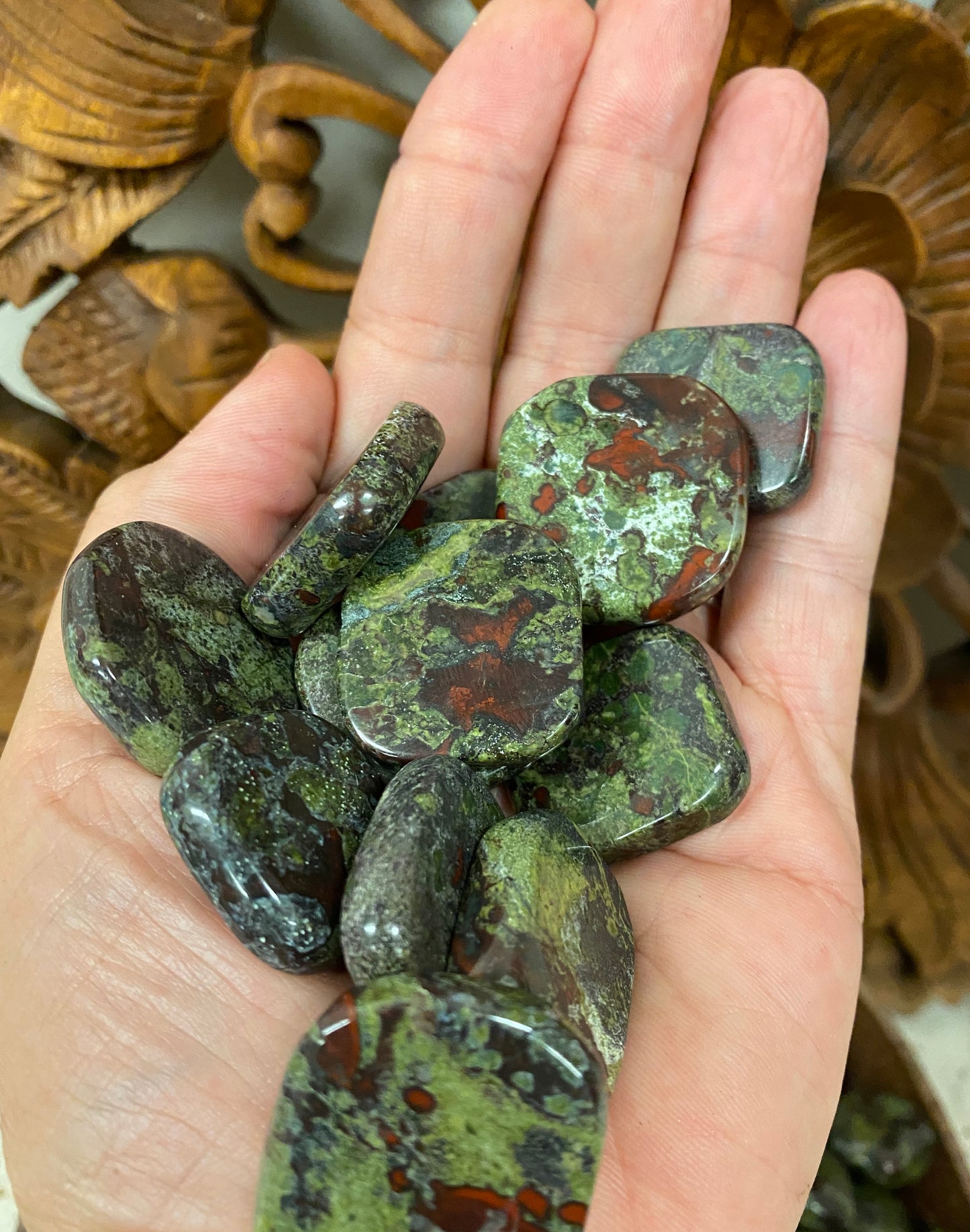 Dragons Blood Jasper Coins