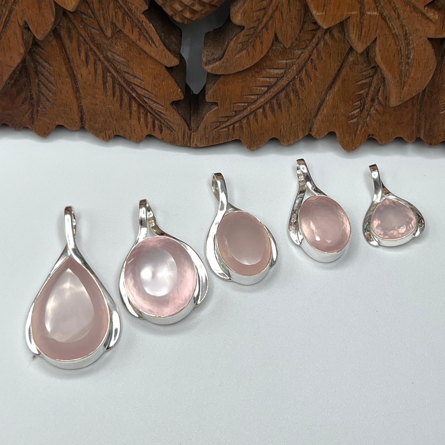 Rose Quartz Pendants