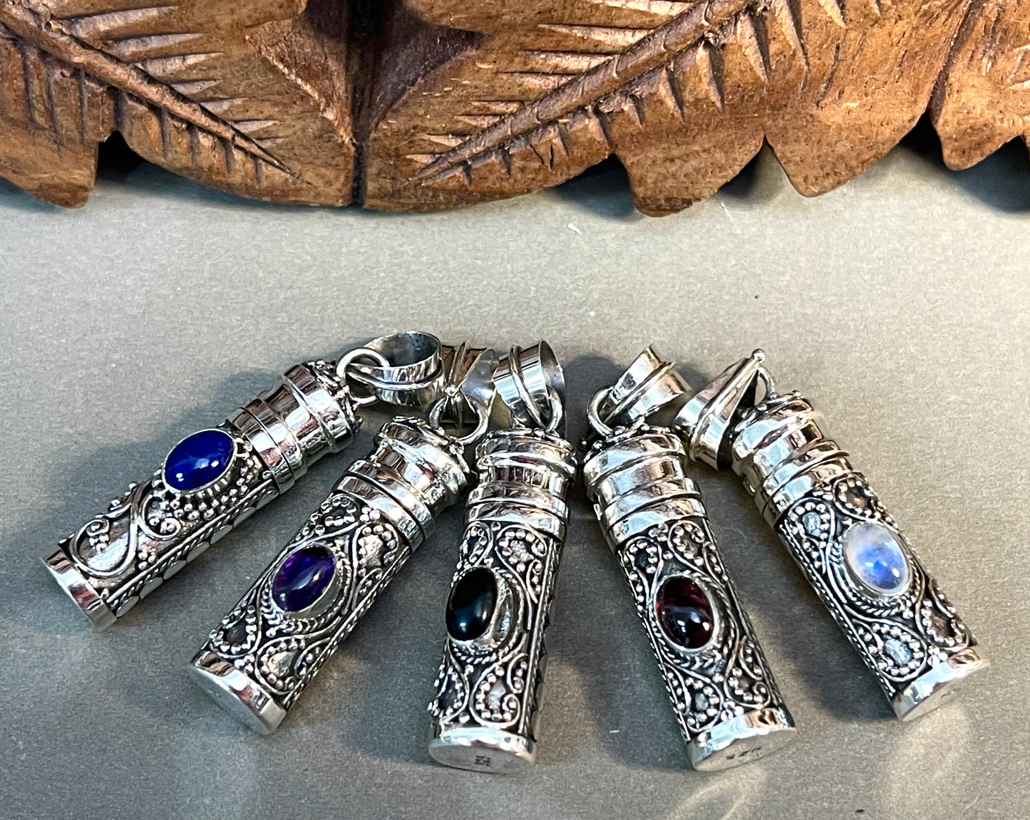 Balinese Ash Holder Prayer Box Pendant