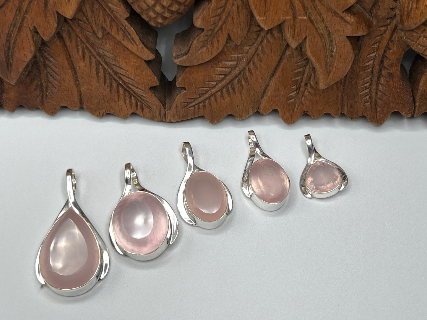 Rose Quartz Pendants