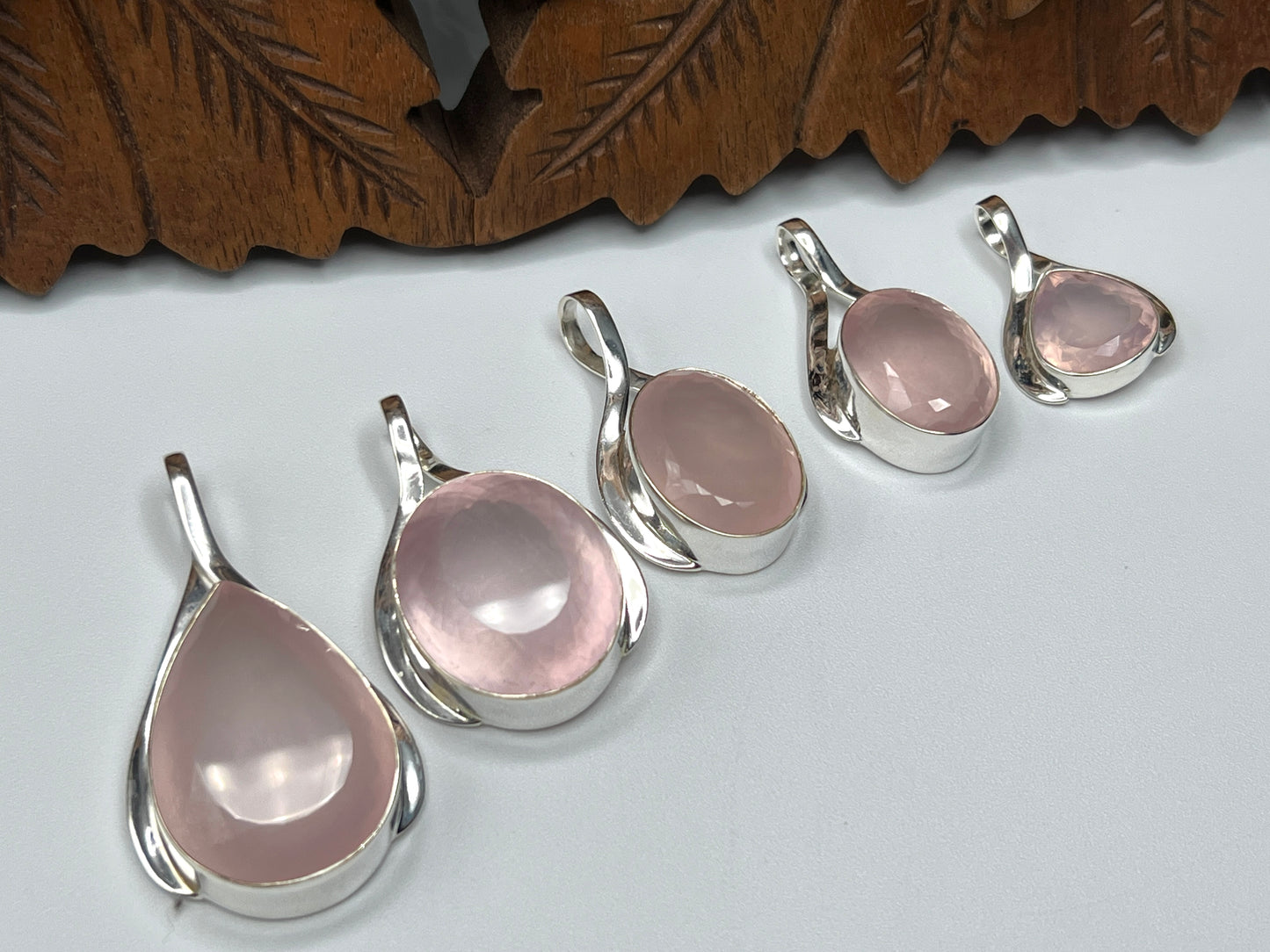 Rose Quartz Pendants