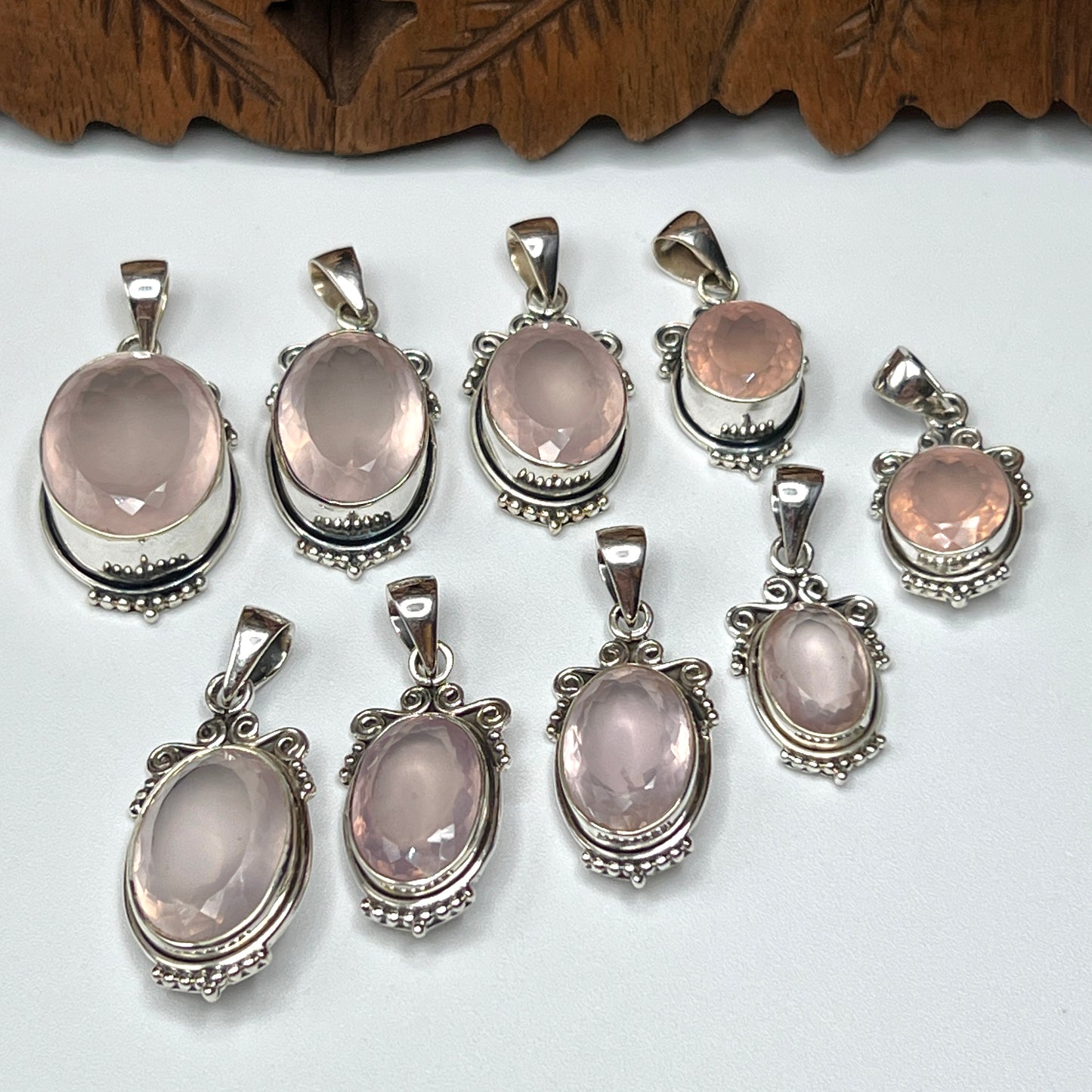 Rose Quartz Pendants
