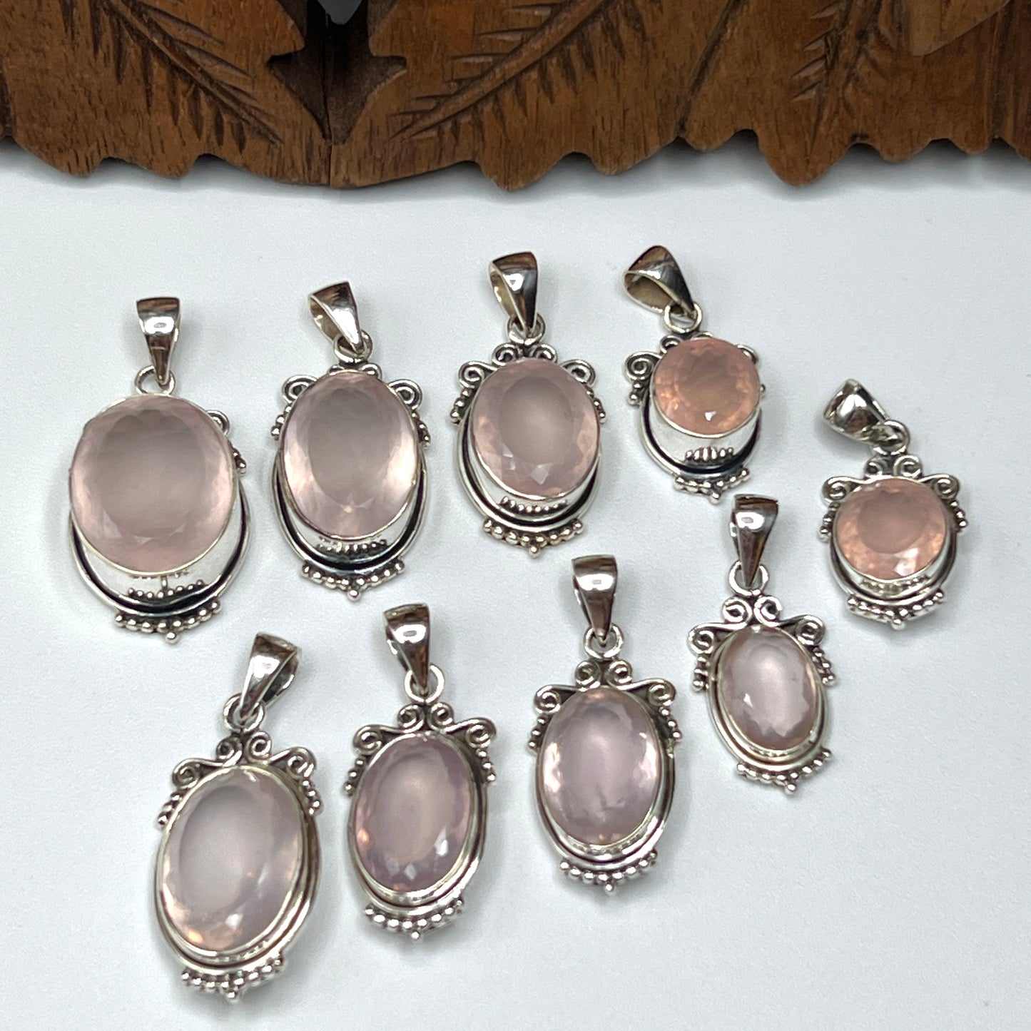 Rose Quartz Pendants