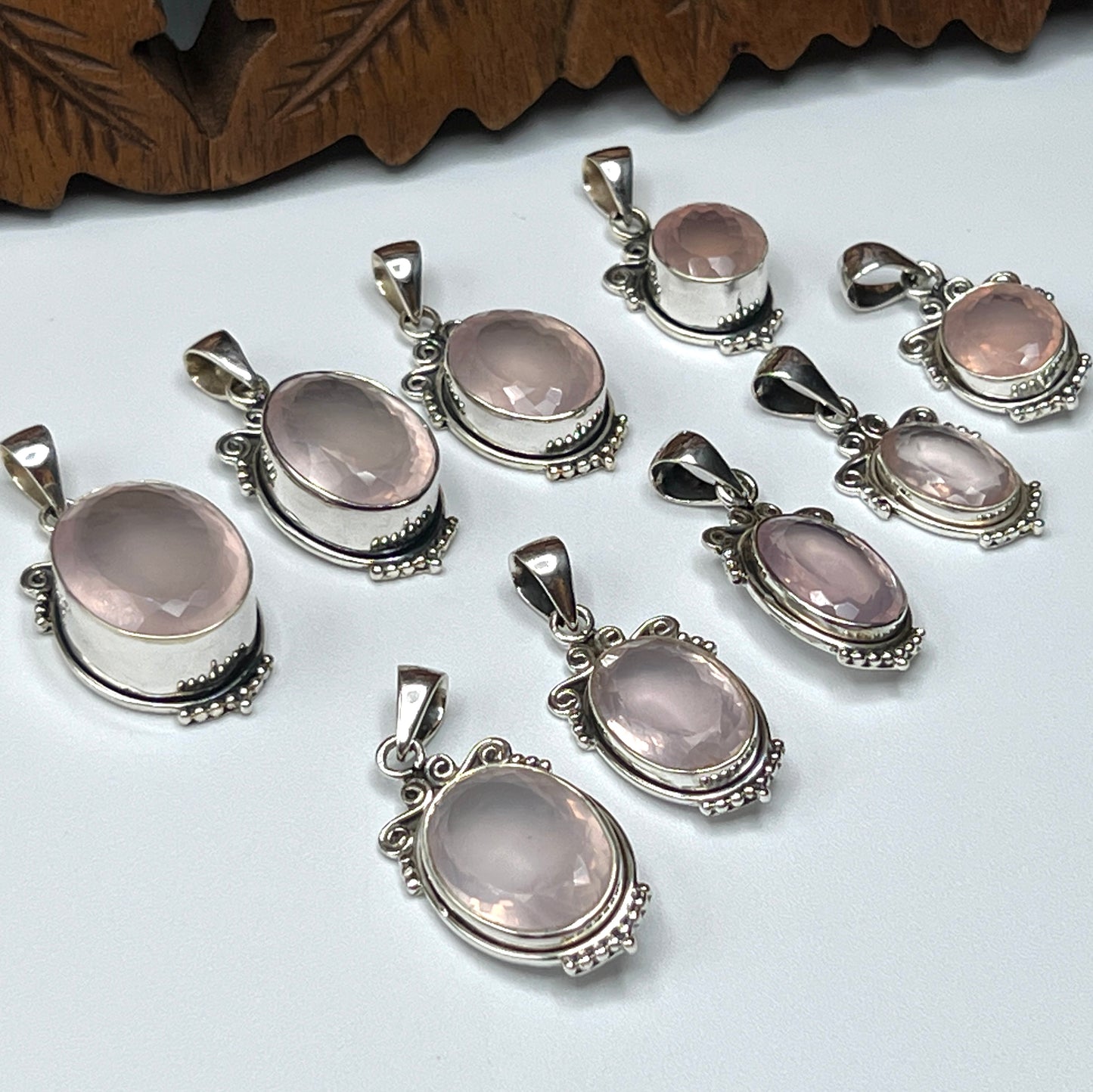 Rose Quartz Pendants