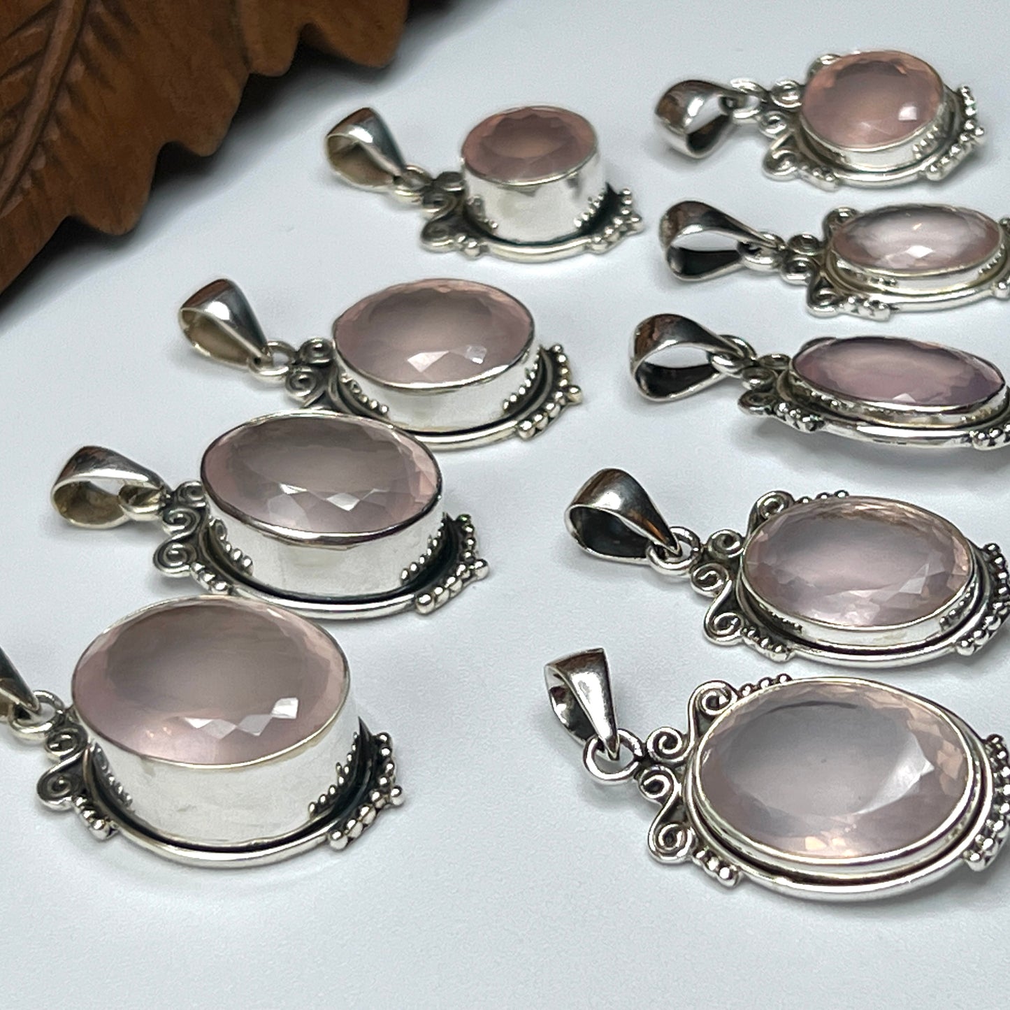 Rose Quartz Pendants