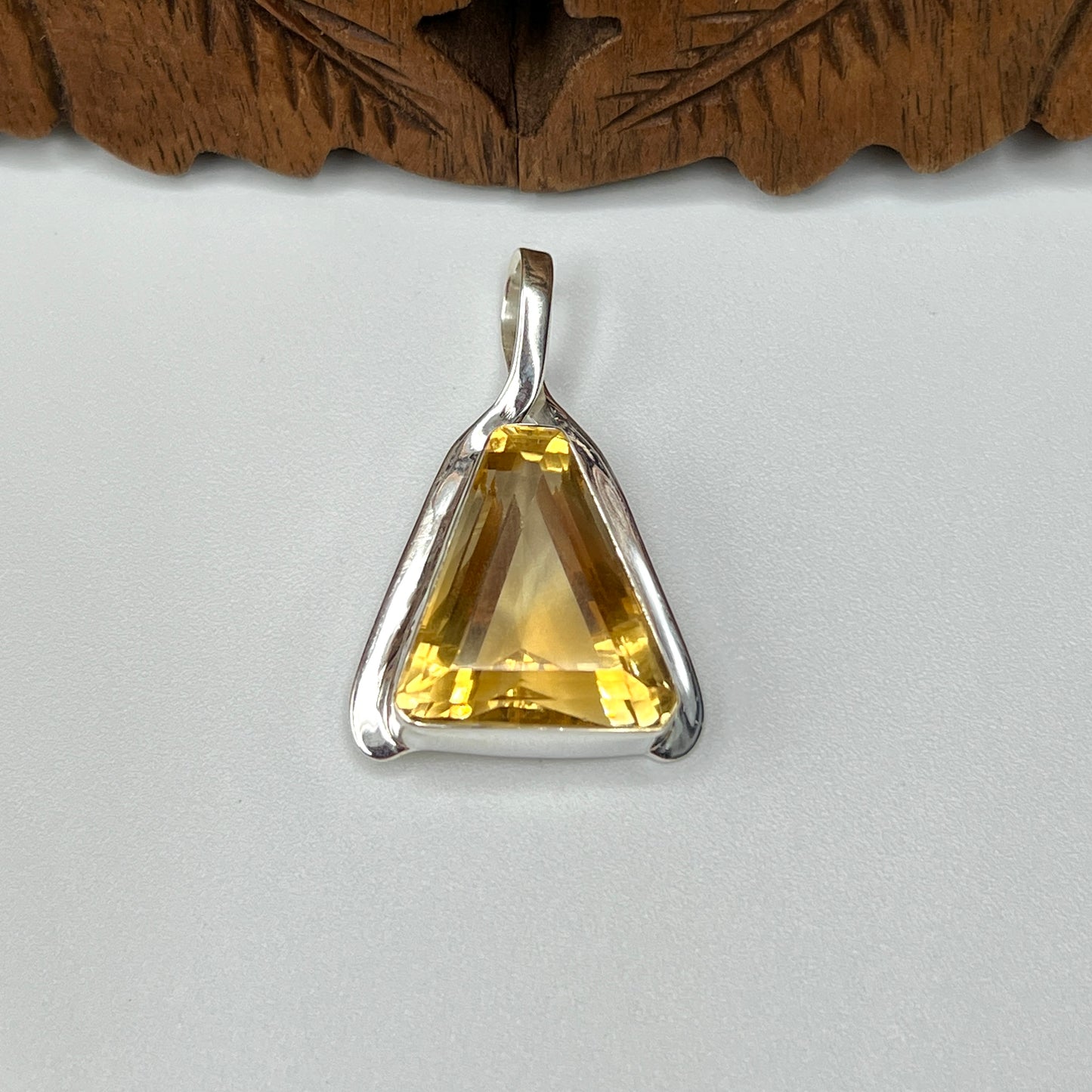 Large Stone Citrine Pendants