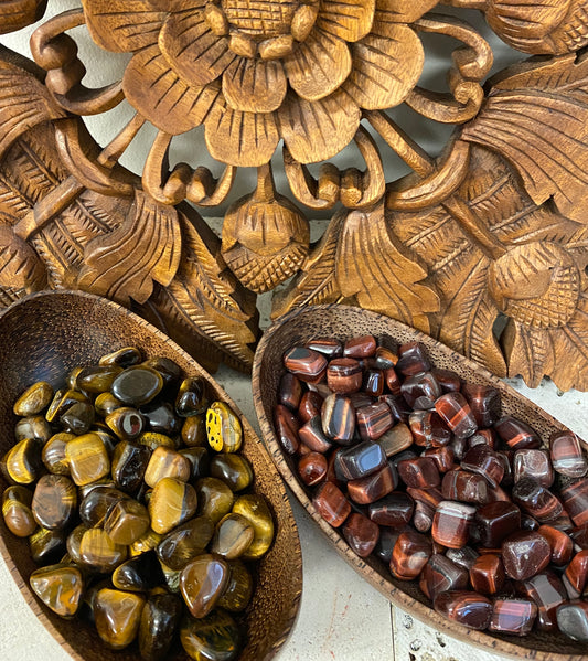 Golden Tigers Eye & Red Tigers Eye Tumbles
