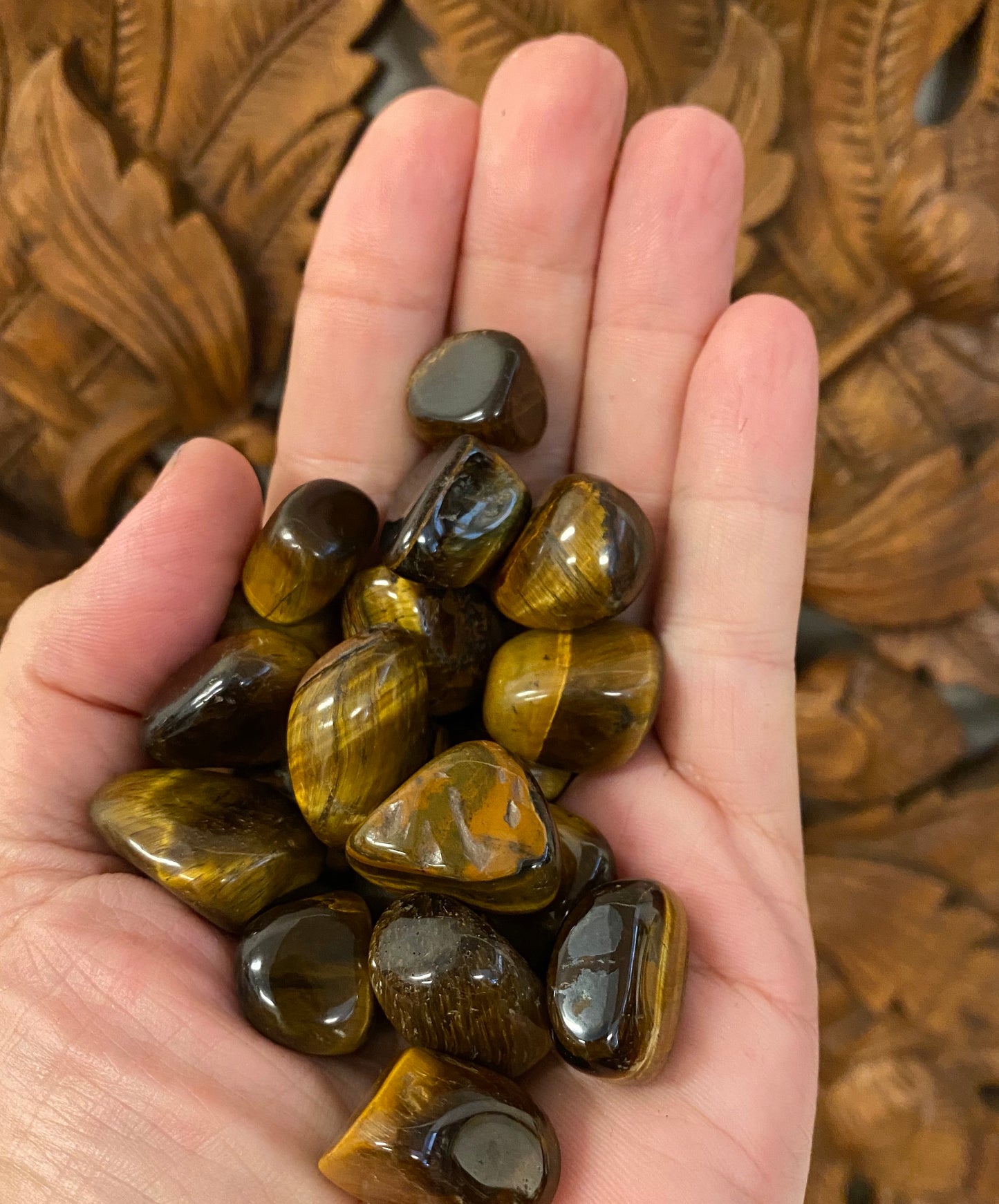 Golden Tigers Eye & Red Tigers Eye Tumbles