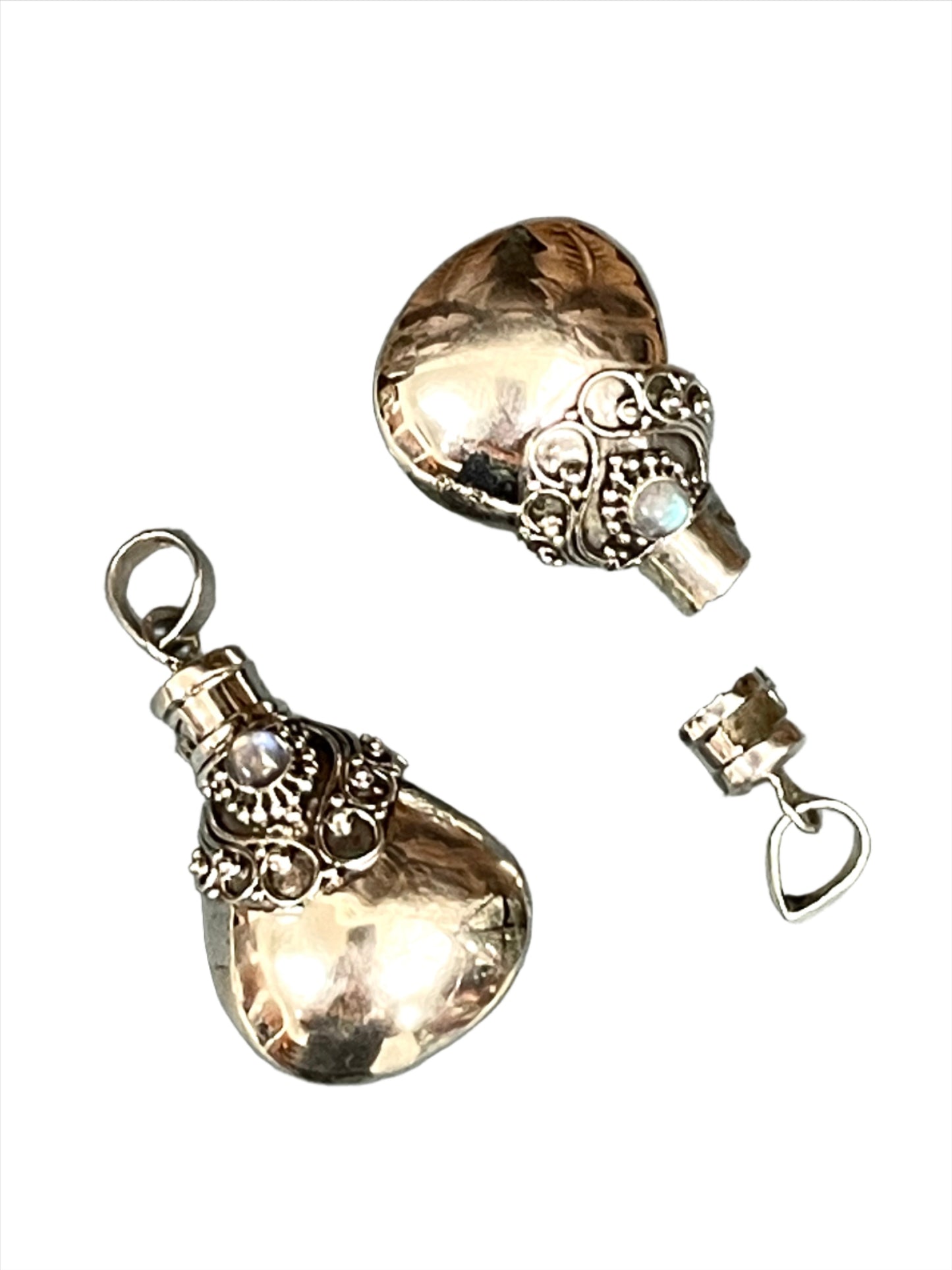 Balinese Ash Holder with Moonstone