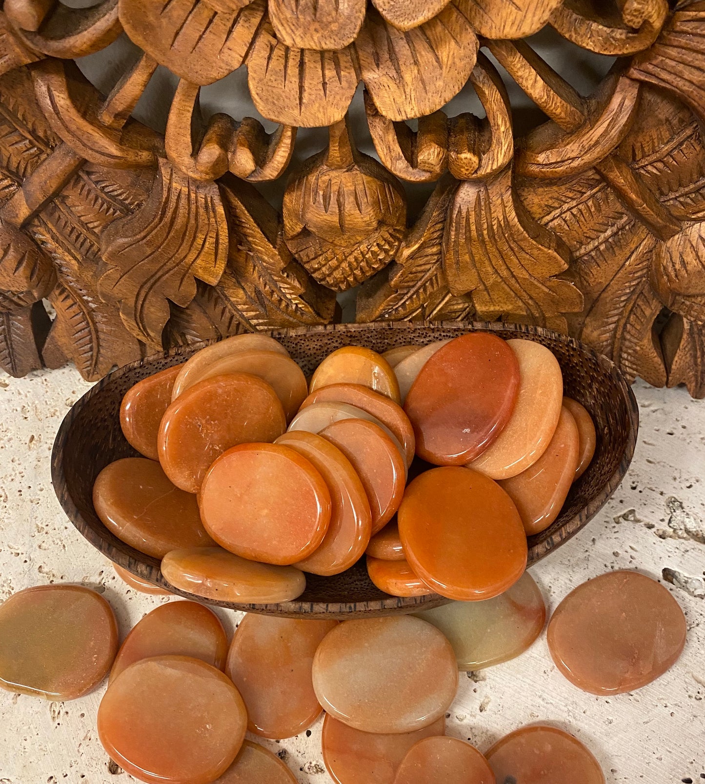 Red Aventurine Large Coins