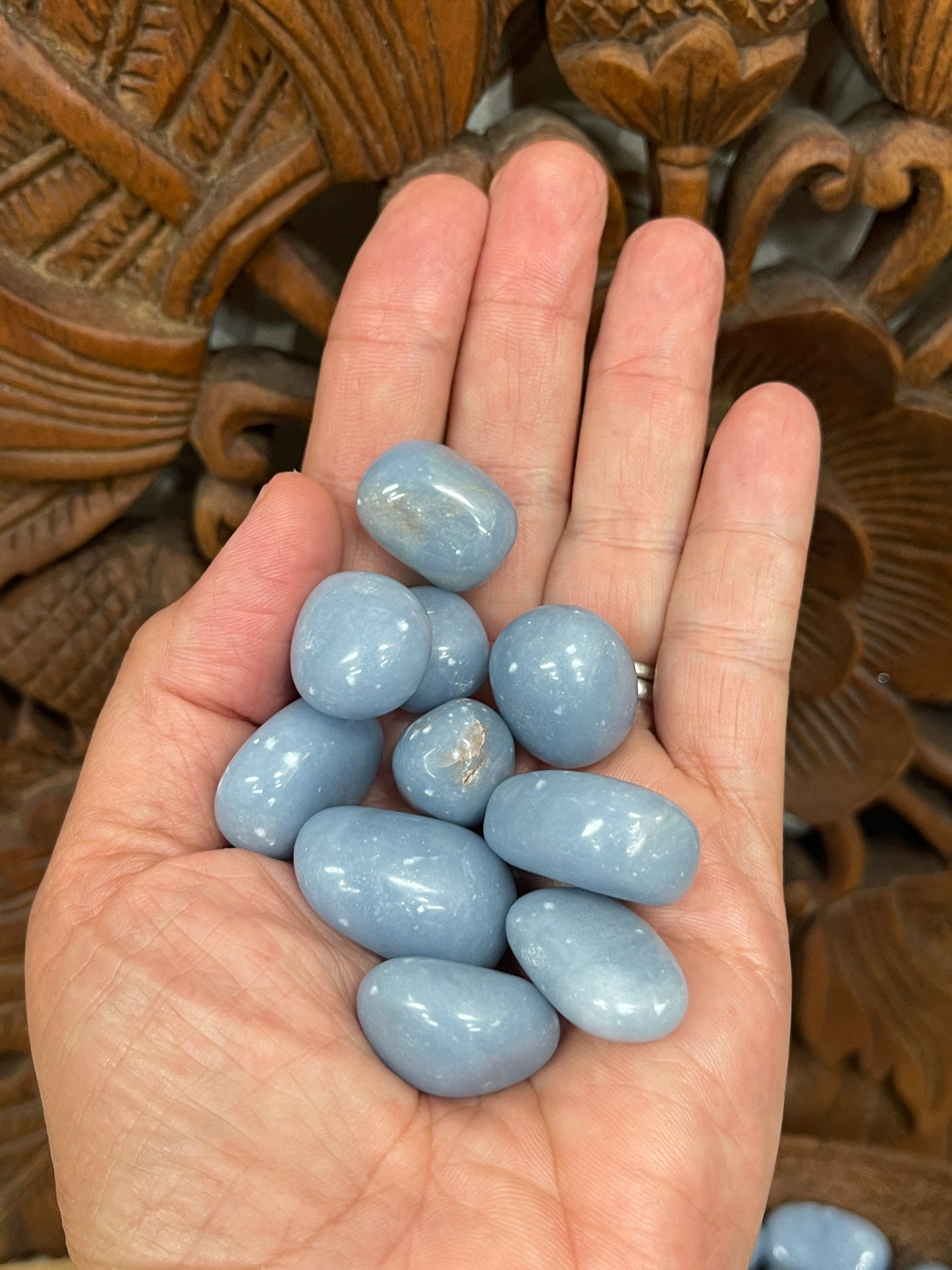 Angelite Tumbles