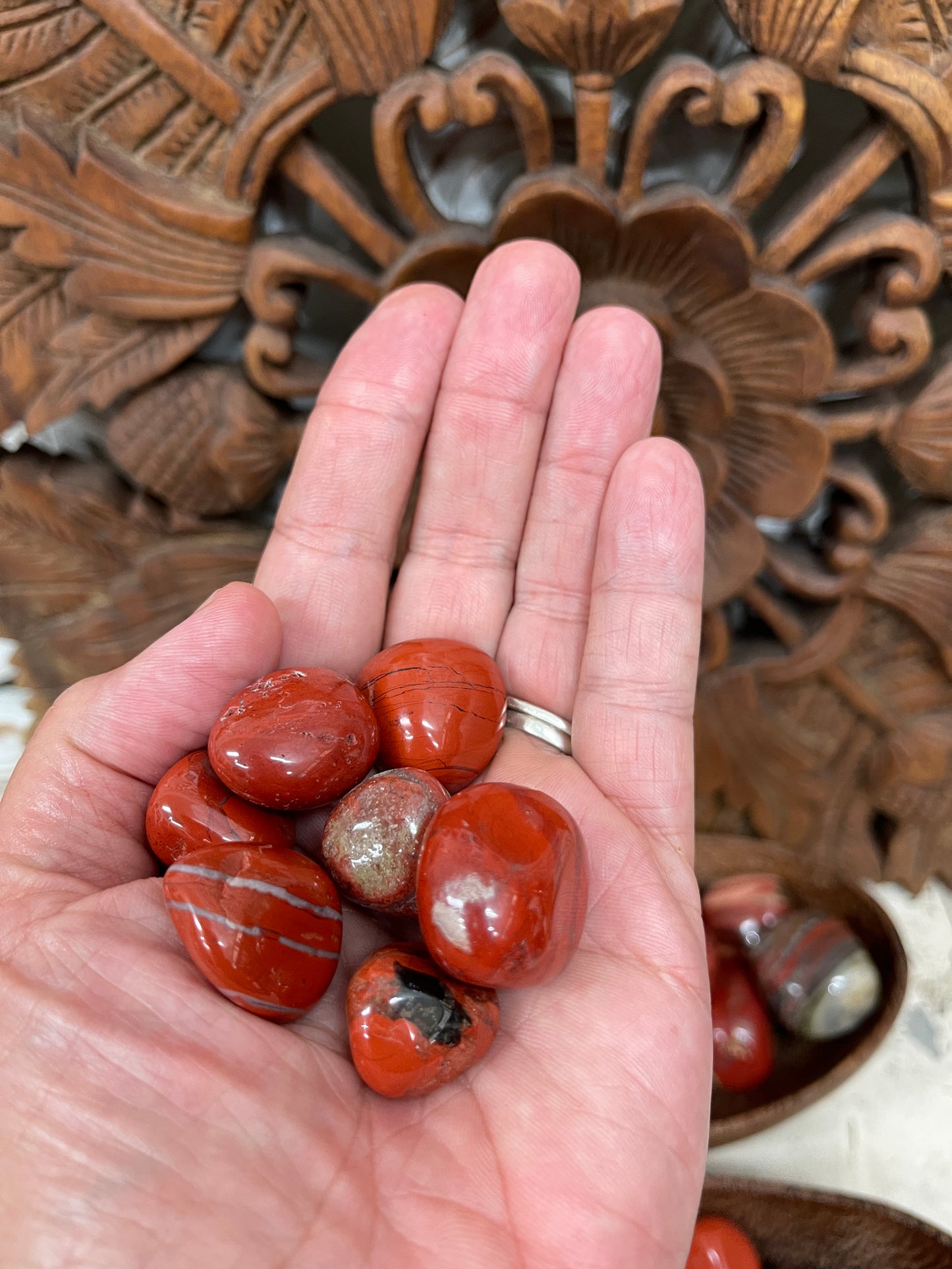 Red Jasper Tumbles