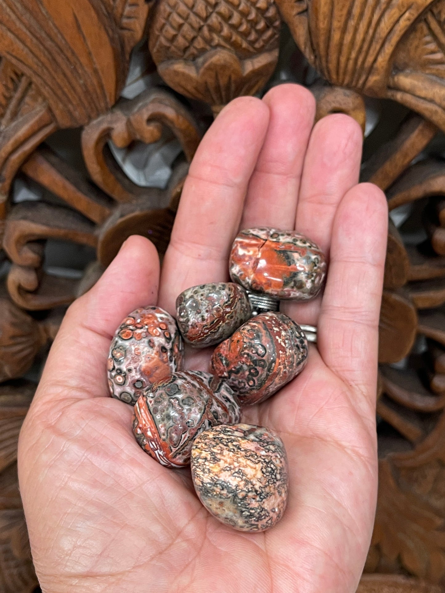 Leopard Skin Jasper Tumbles