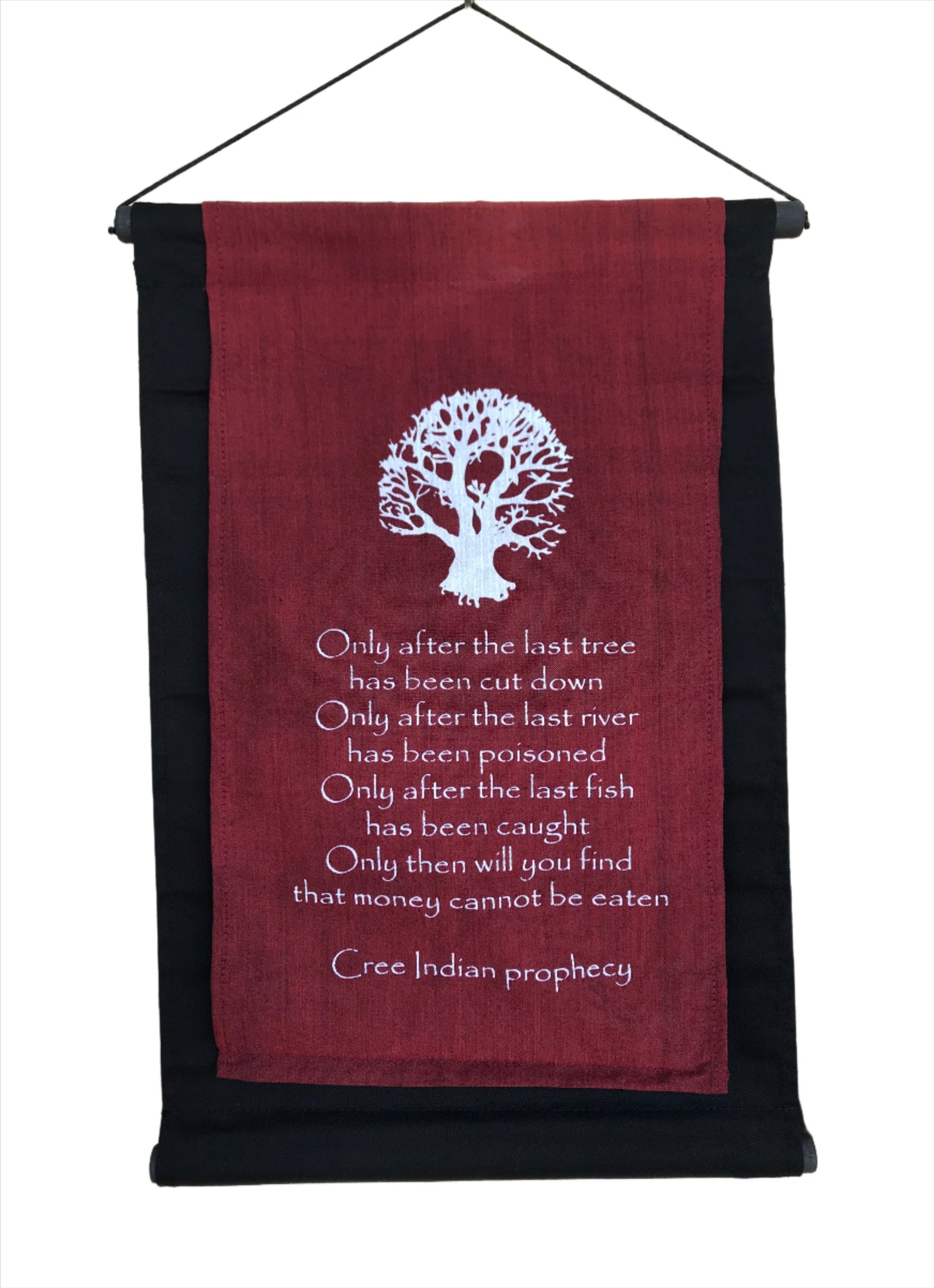 Hand Woven Ikat Only After Blessing Manifestation Banners