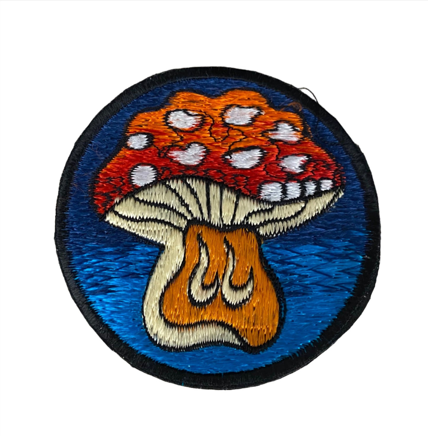 Handmade Embroidered Mushroom Patches