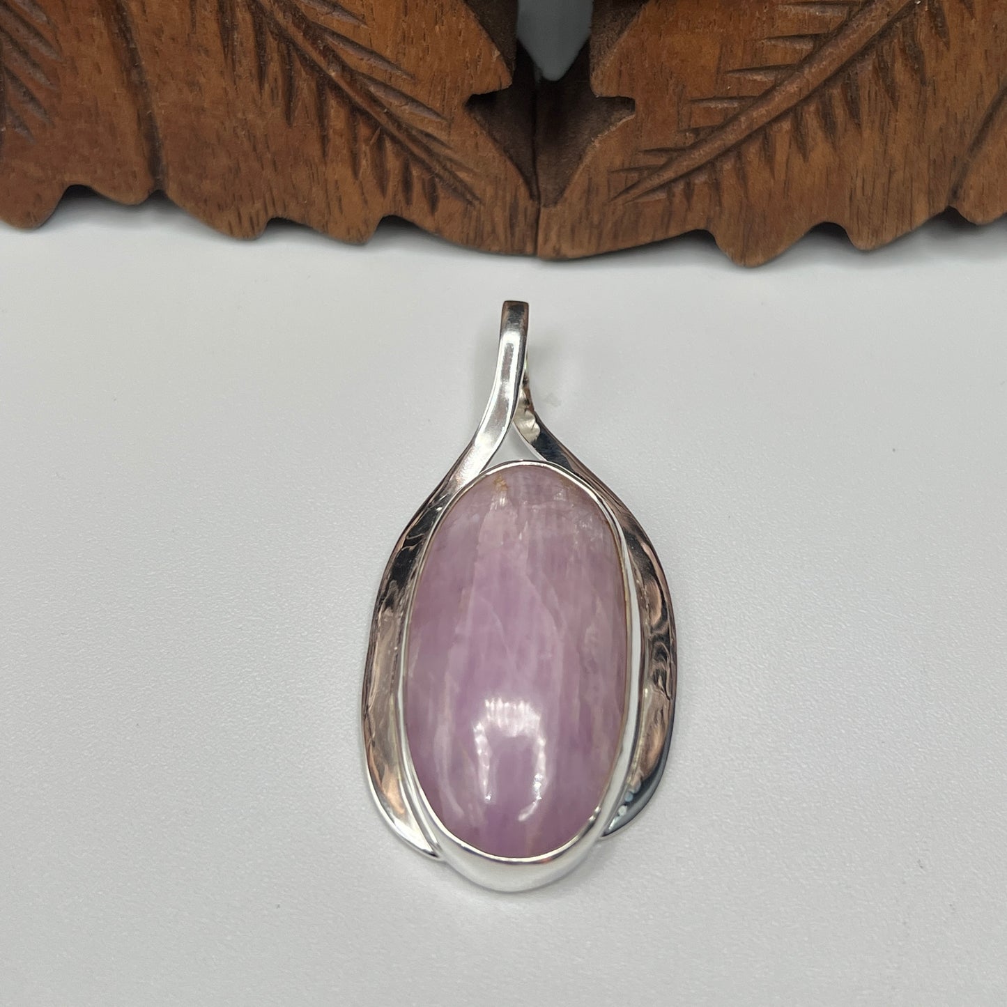 Large Stone Kunzite Pendants