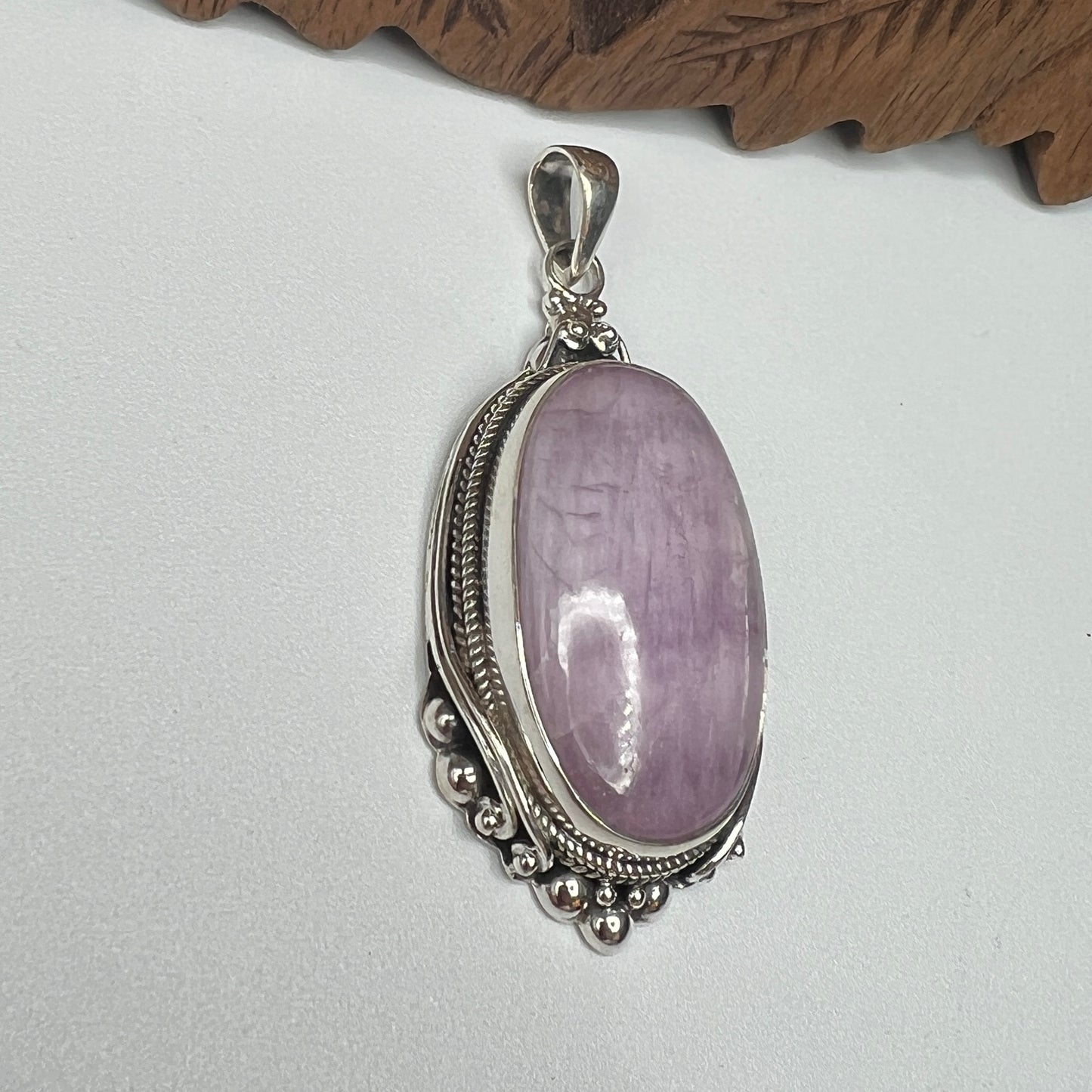 Large Stone Kunzite Pendants