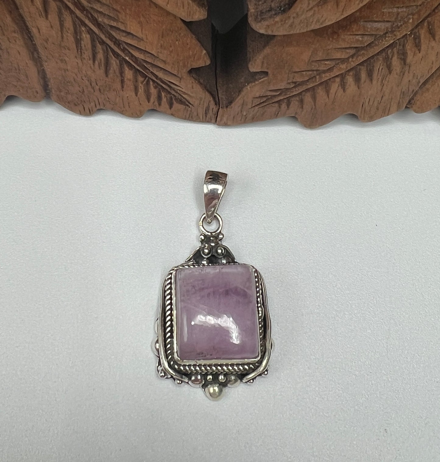 Large Stone Kunzite Pendants