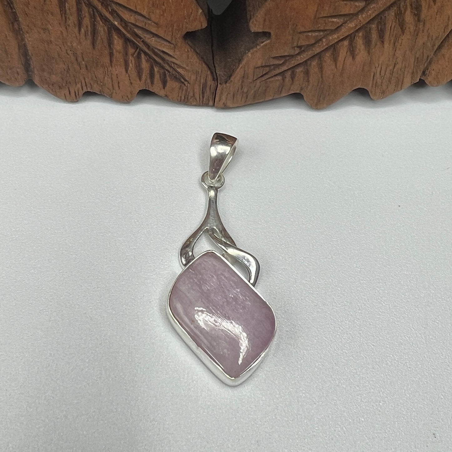 Large Stone Kunzite Pendants