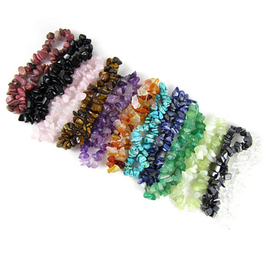 Stretchy Stone Chip Bracelets