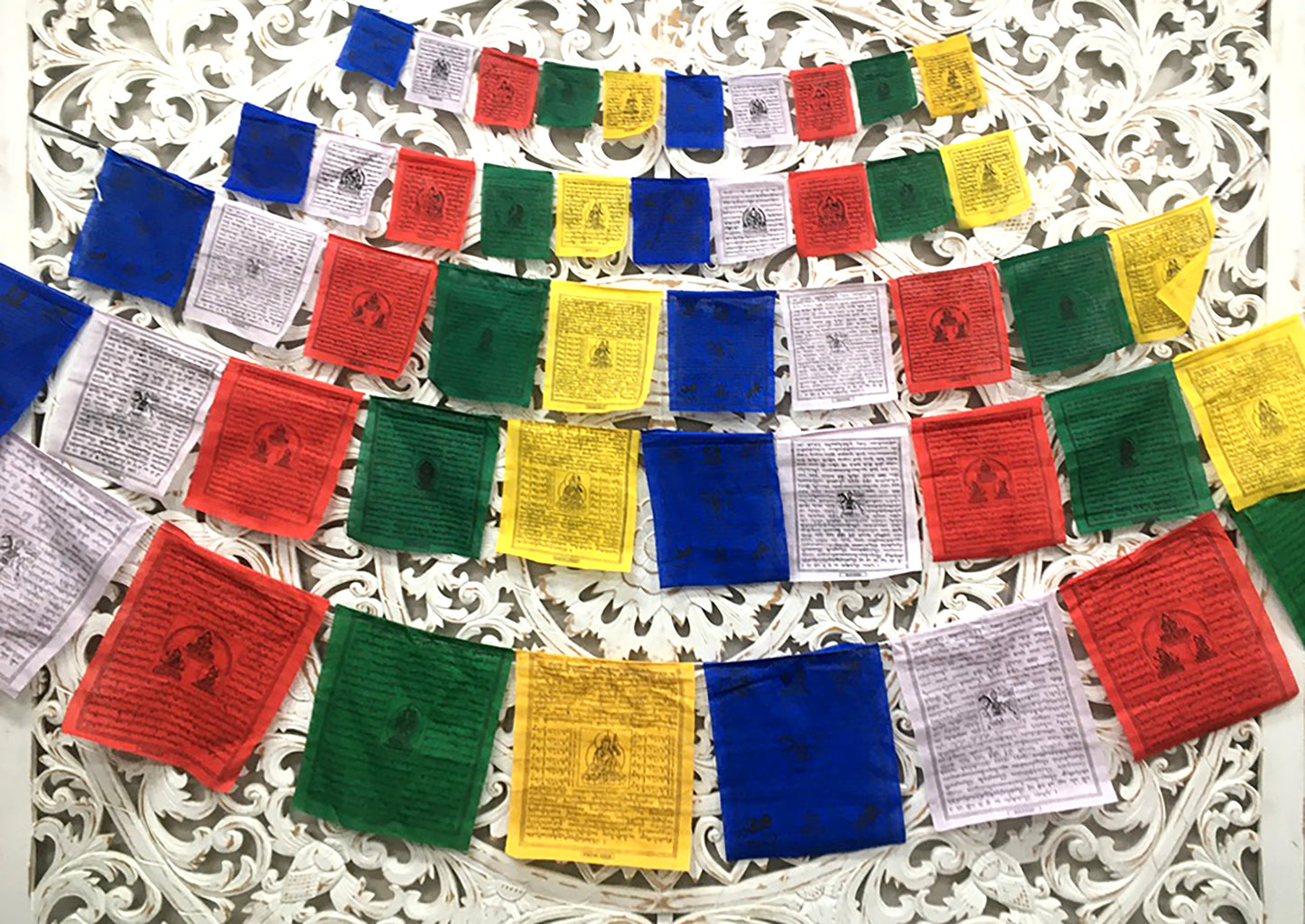 Tibetan Prayer Flags | 5 Sizes | 10 Flags per Strand