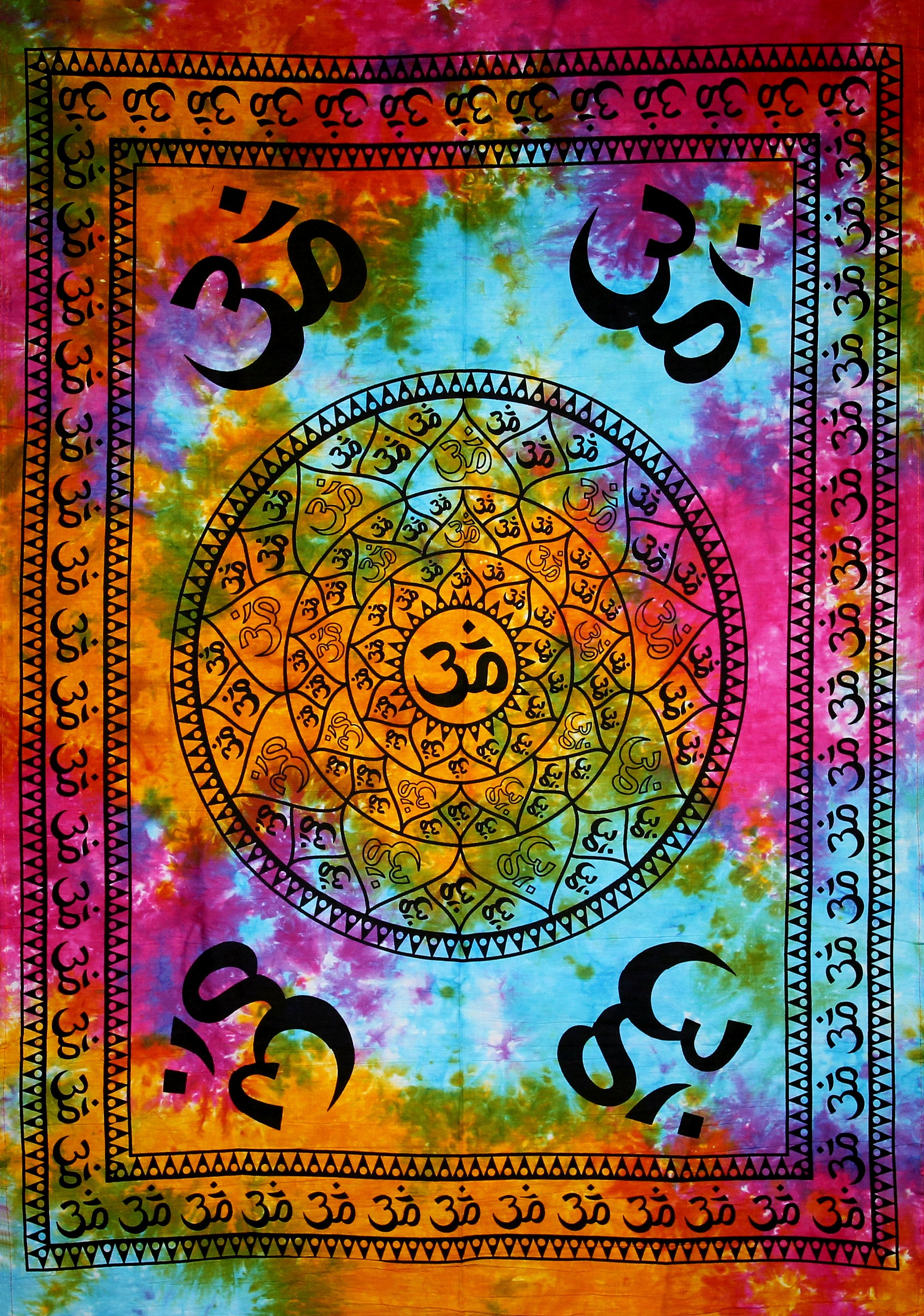 Om Mandala Tapestry