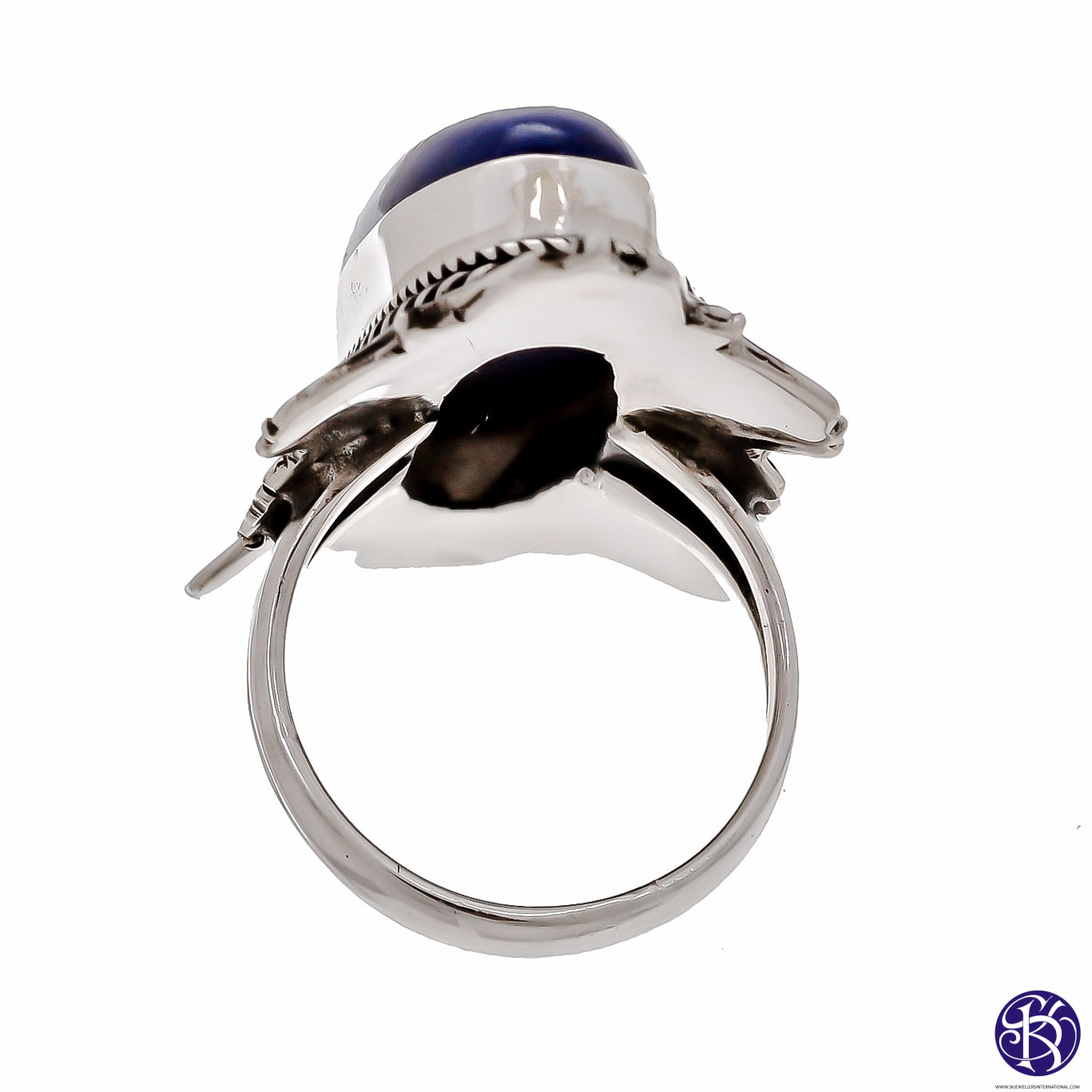 Sterling Silver Large Stone Ring
