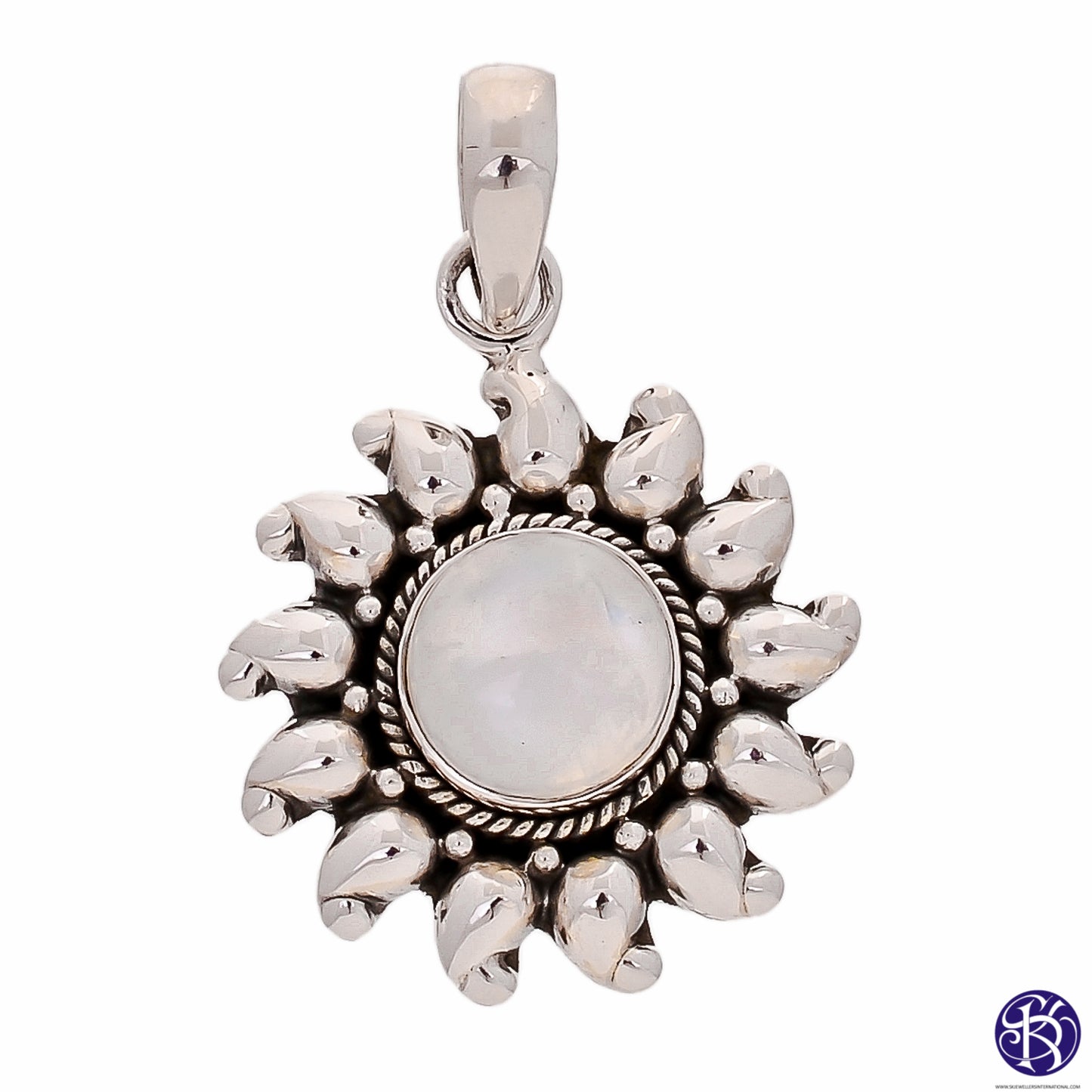 Sterling Silver Sun Pendant
