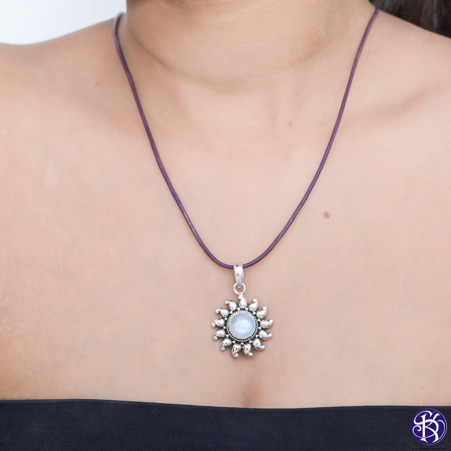 Sterling Silver Sun Pendant