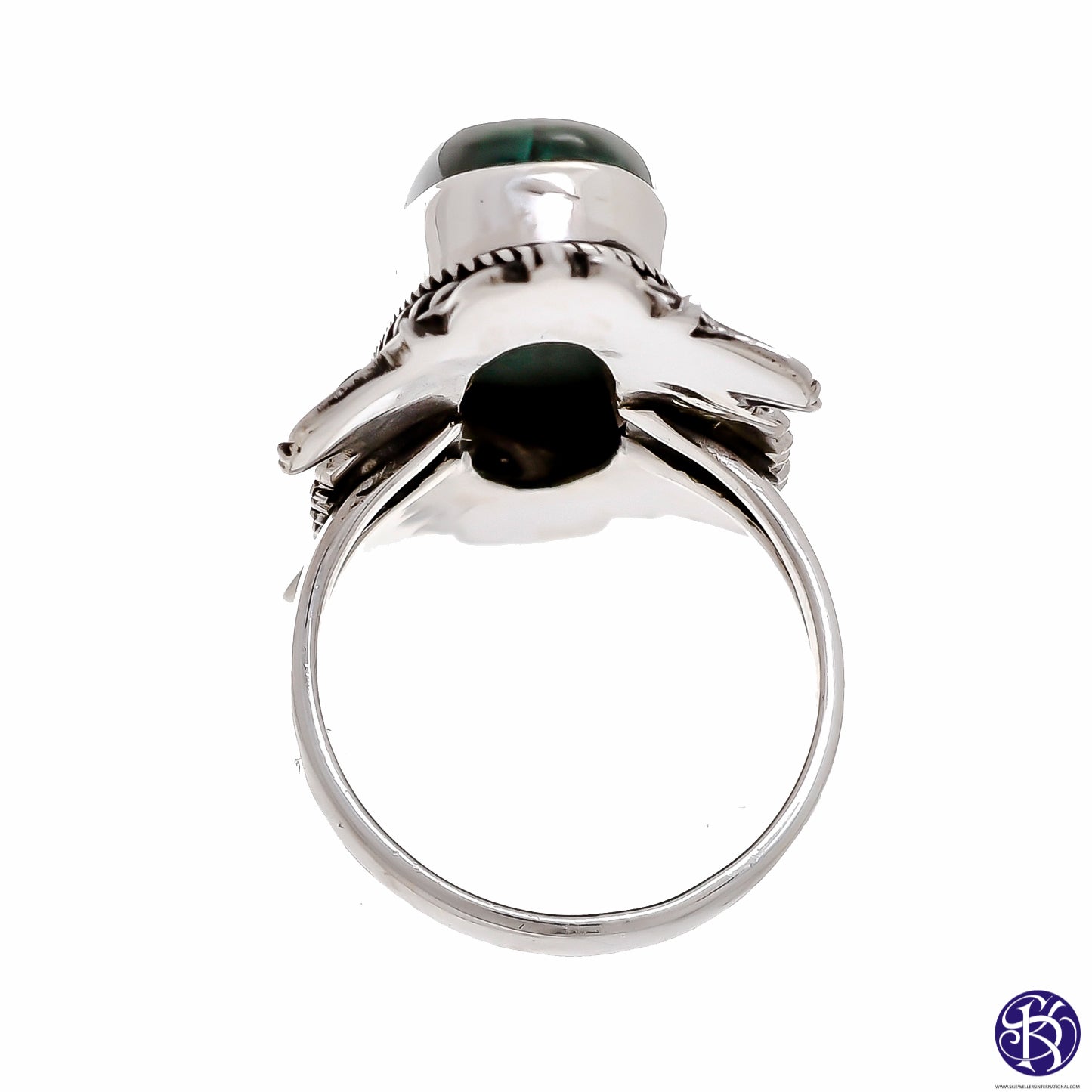 Sterling Silver Large Stone Ring