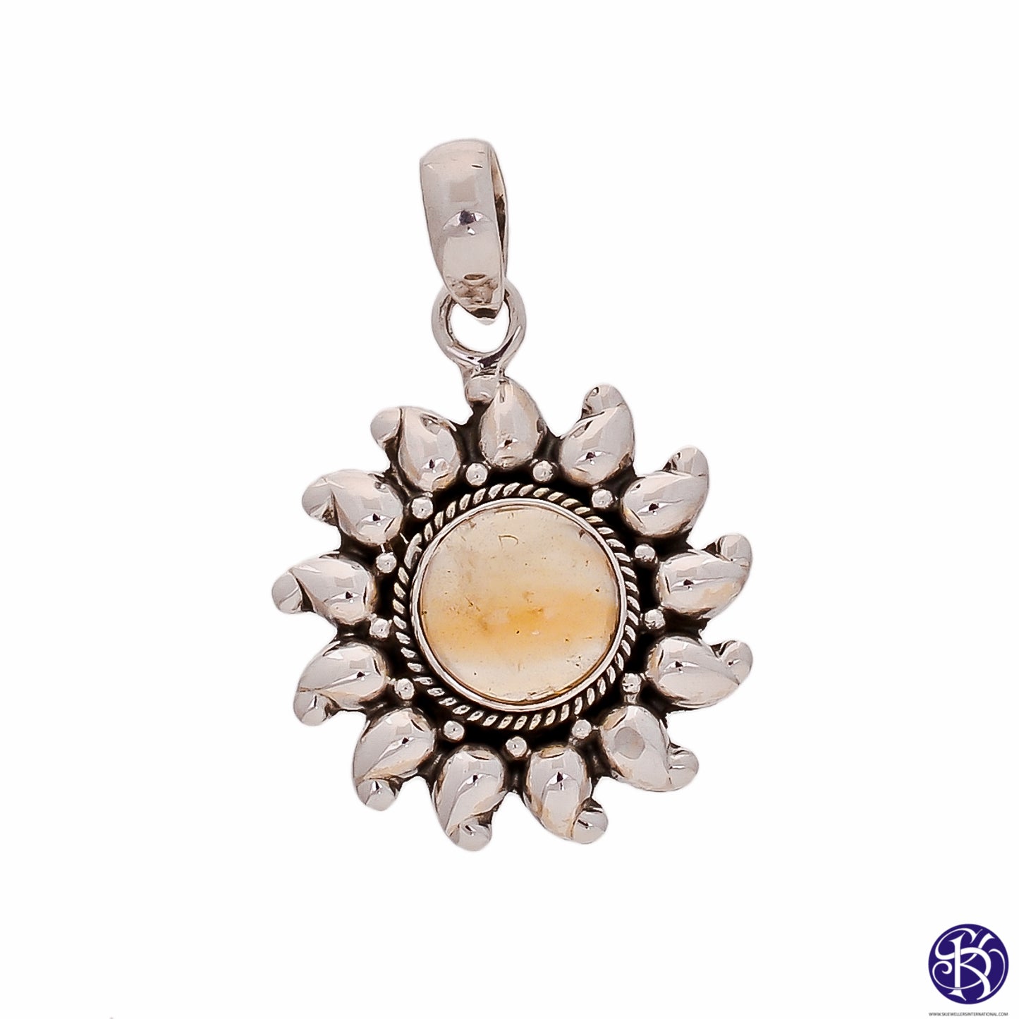 Sterling Silver Sun Pendant