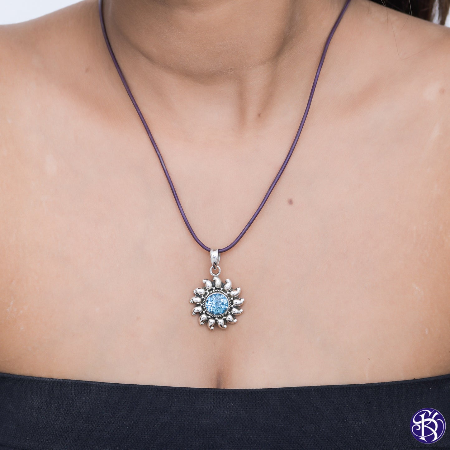 Sterling Silver Sun Pendant